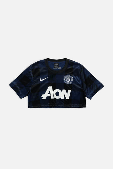 Rework Crop Manchester Soccer Jersey - S