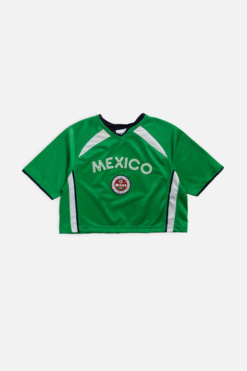 Rework Crop Mexico Soccer Jersey - S