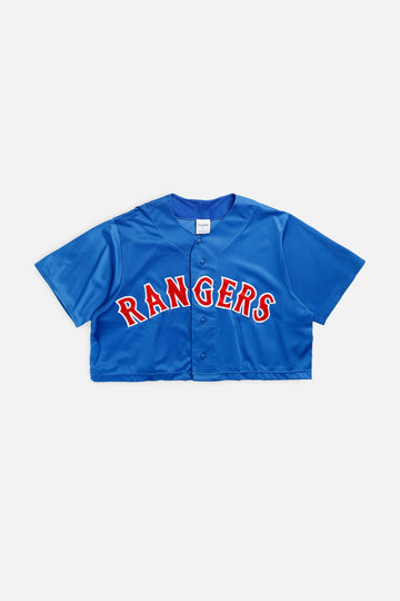 Rework Crop Texas Rangers MLB Jersey - XXL