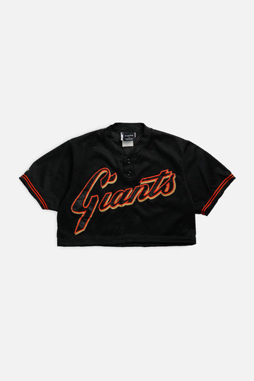 Rework Crop San Francisco Giants MLB Jersey - S