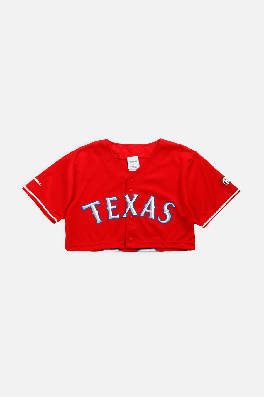 Rework Crop Texas Rangers MLB Jersey - XS