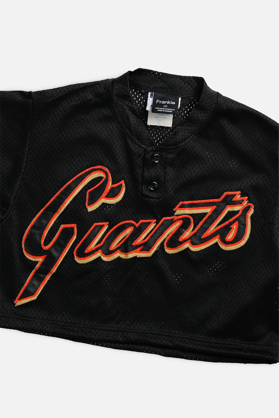 Rework Crop San Francisco Giants MLB Jersey - S