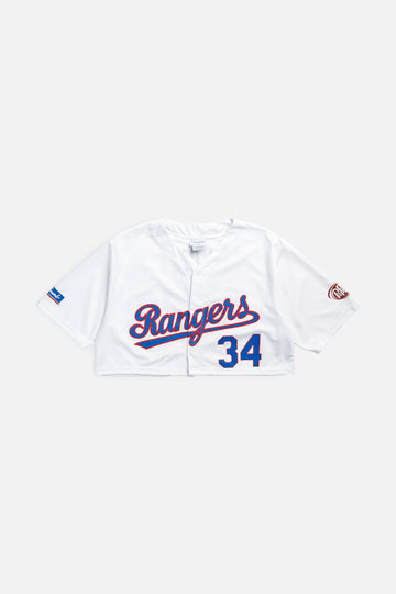 Rework Crop Texas Rangers MLB Jersey - L