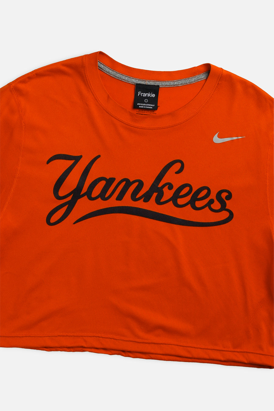 Rework NY Yankees MLB Crop Tee - L