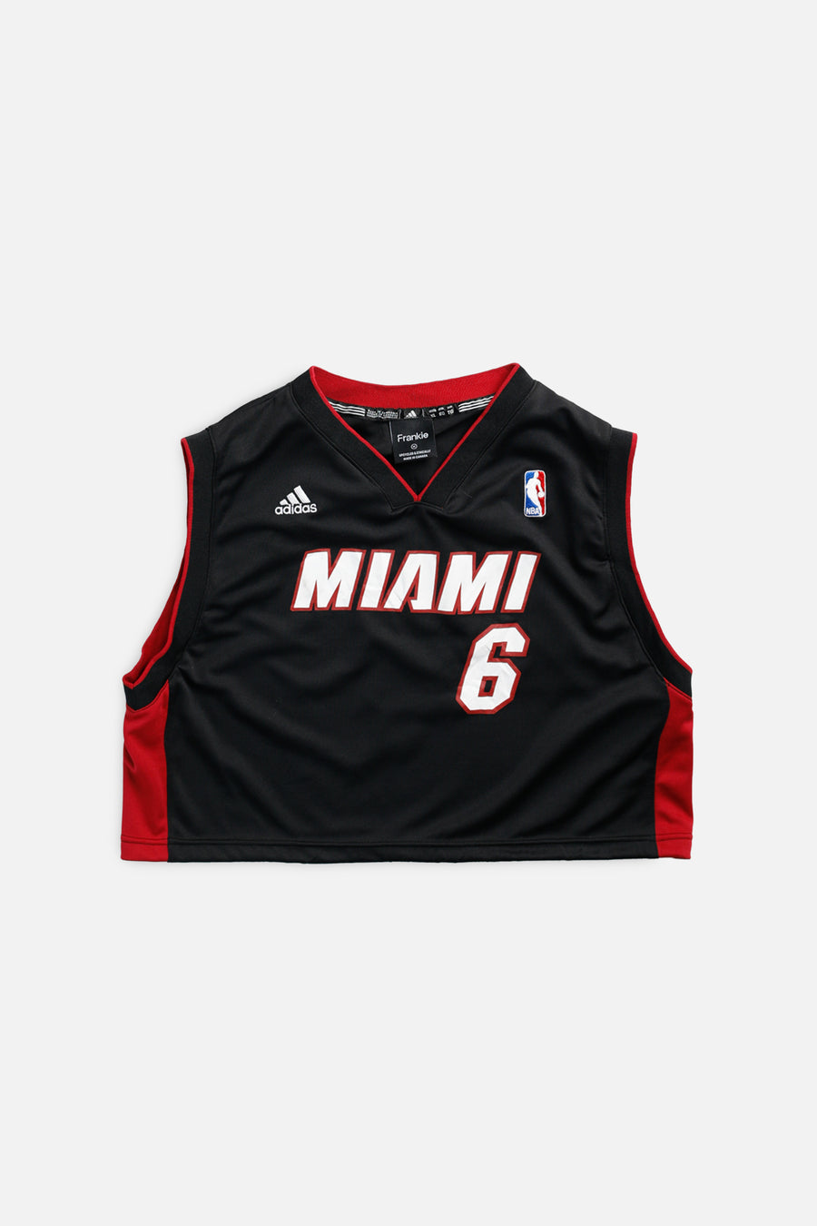 Rework Miami Heat NBA Crop Jersey - M