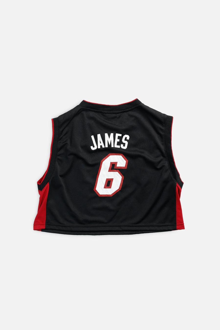 Rework Miami Heat NBA Crop Jersey - M