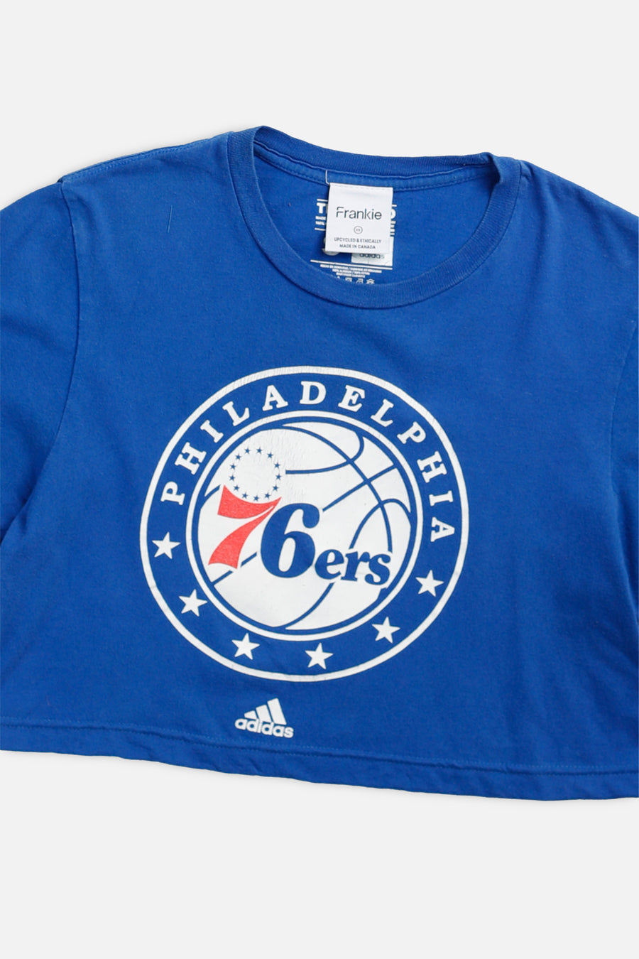 Rework Philadelphia 76ers NBA Crop Tee - XS