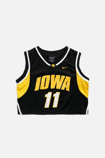 Rework Crop Iowa Hawkeyes NCAA Jersey - S