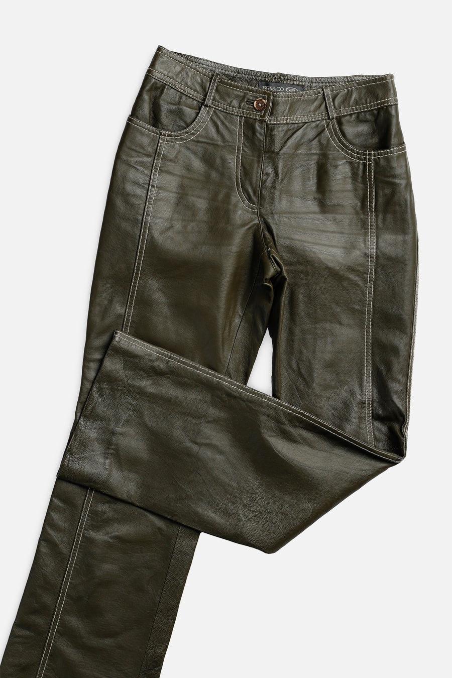 Vintage Leather Pants - Women's S