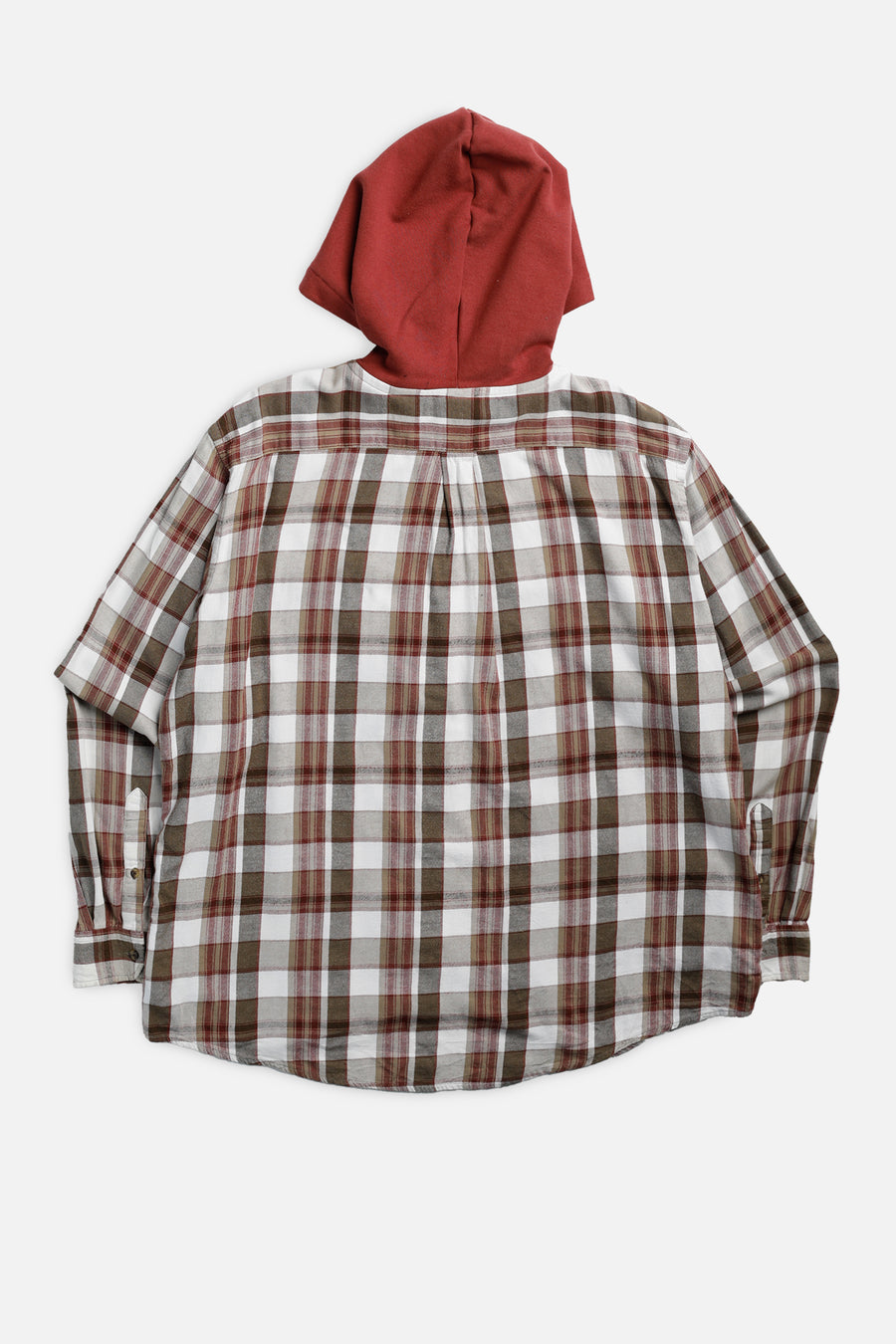 Unisex Rework Hooded Flannel - XXL