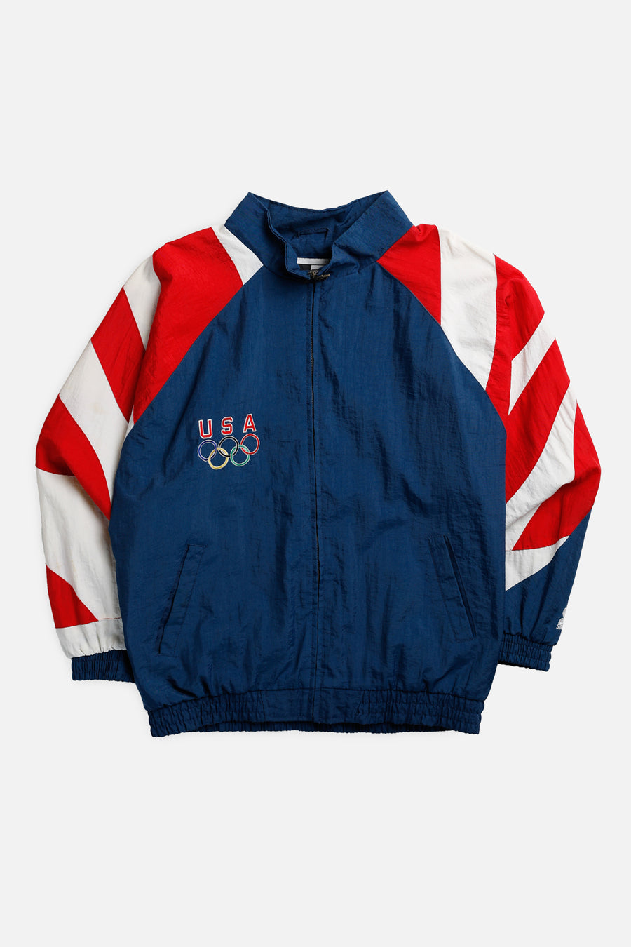 Vintage USA Olympics Windbreaker Jacket - L