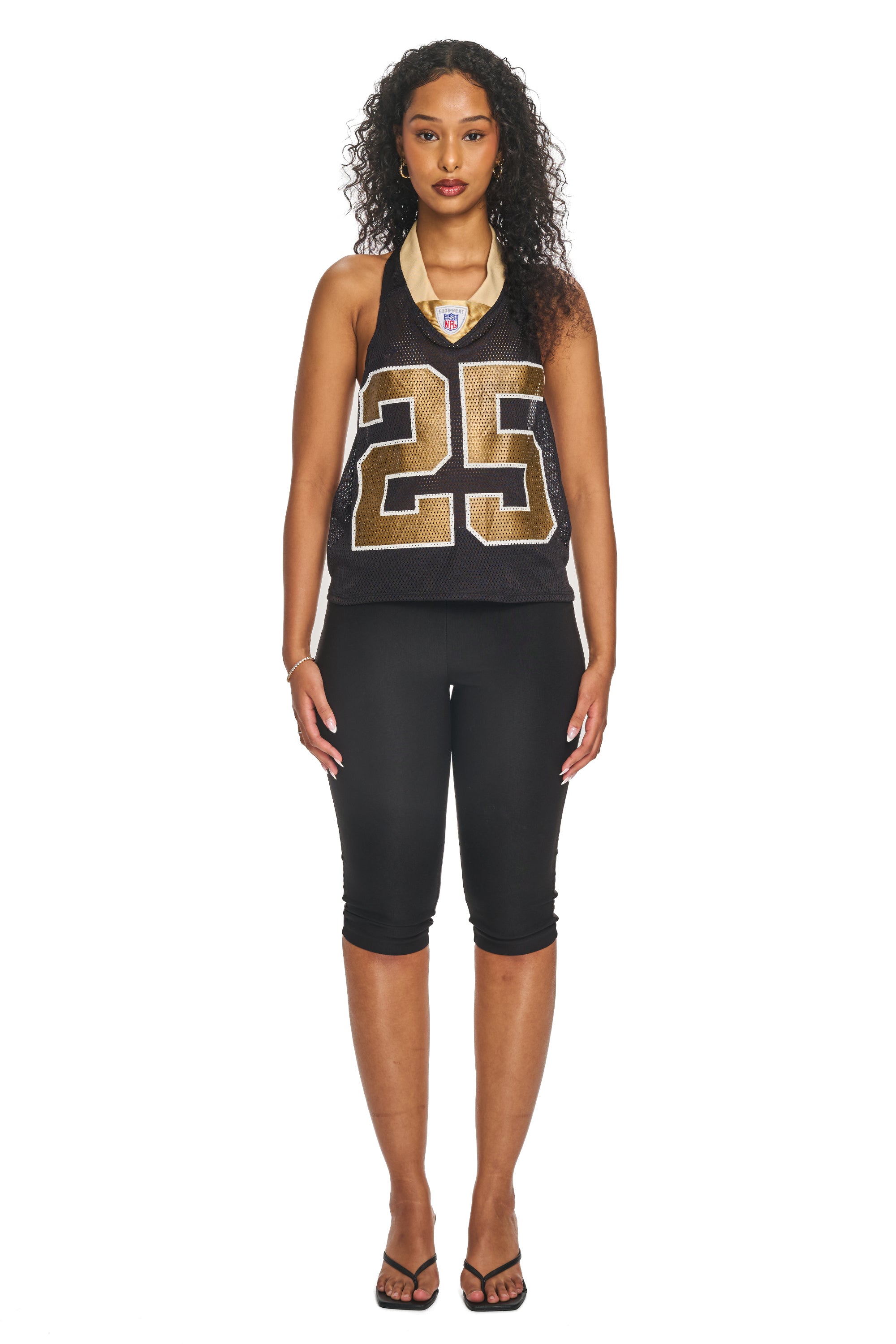 Rework New Orleans Saints Halter Top