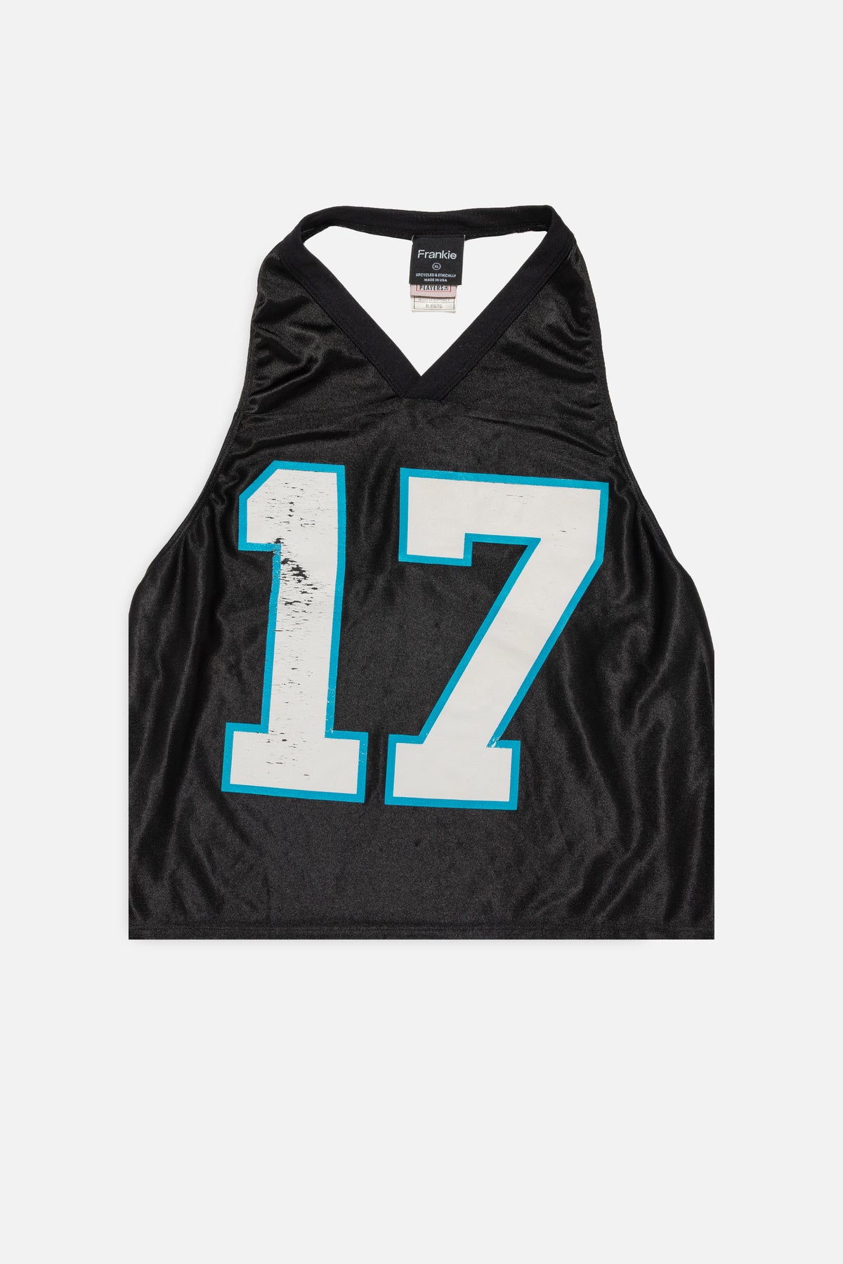 Rework Carolina Panthers Halter Top