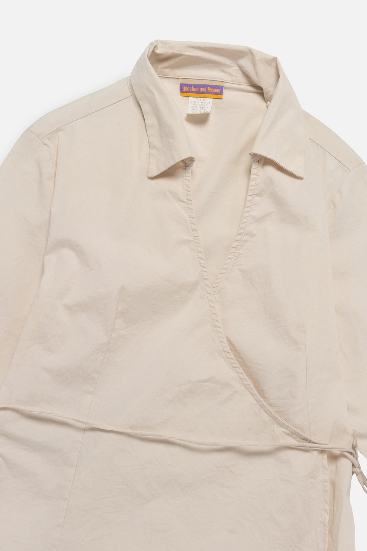 Vintage Surplice Wrap Blouse