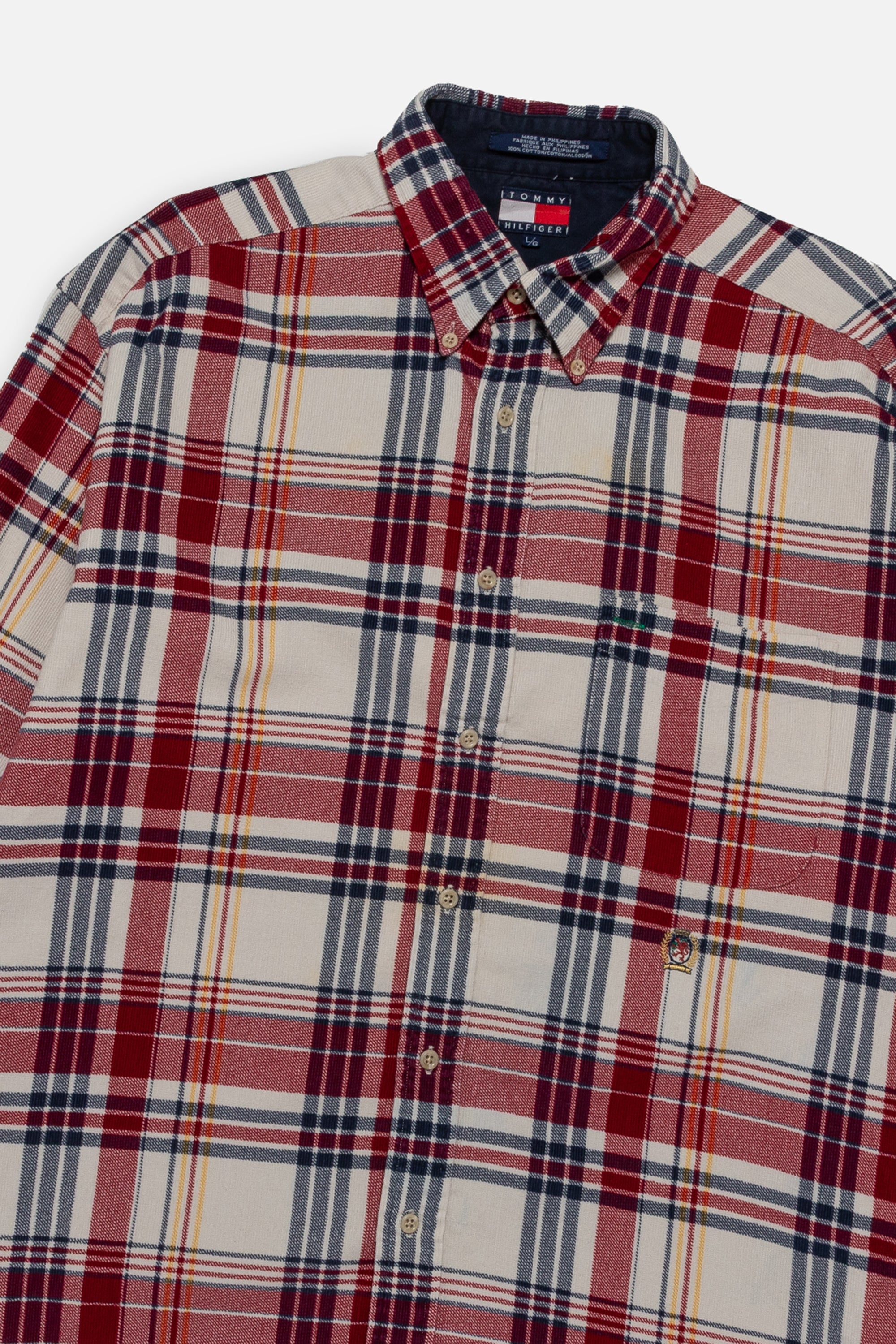 Vintage Tommy Hilfiger Corduroy Plaid Shirt