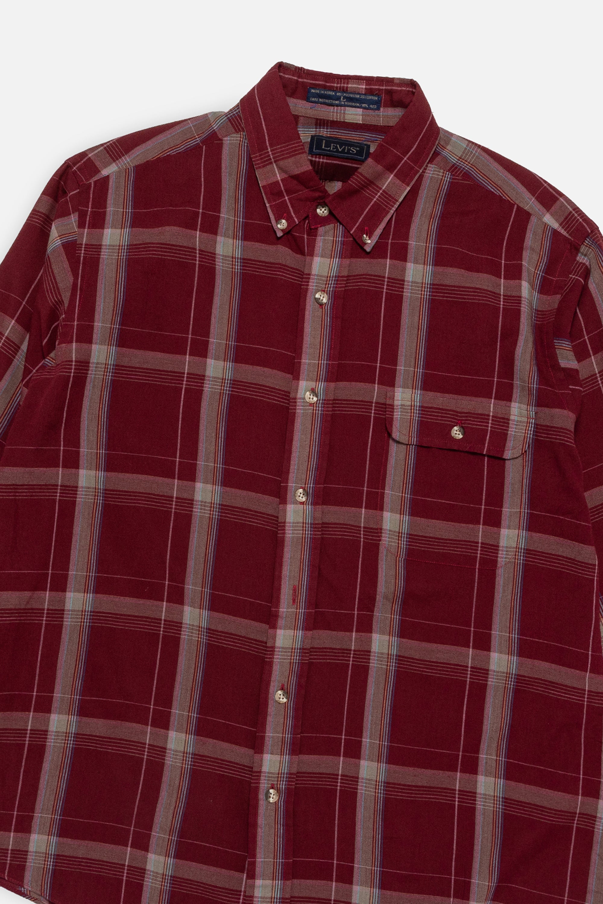 Vintage Levi's Plaid Button Down Shirt