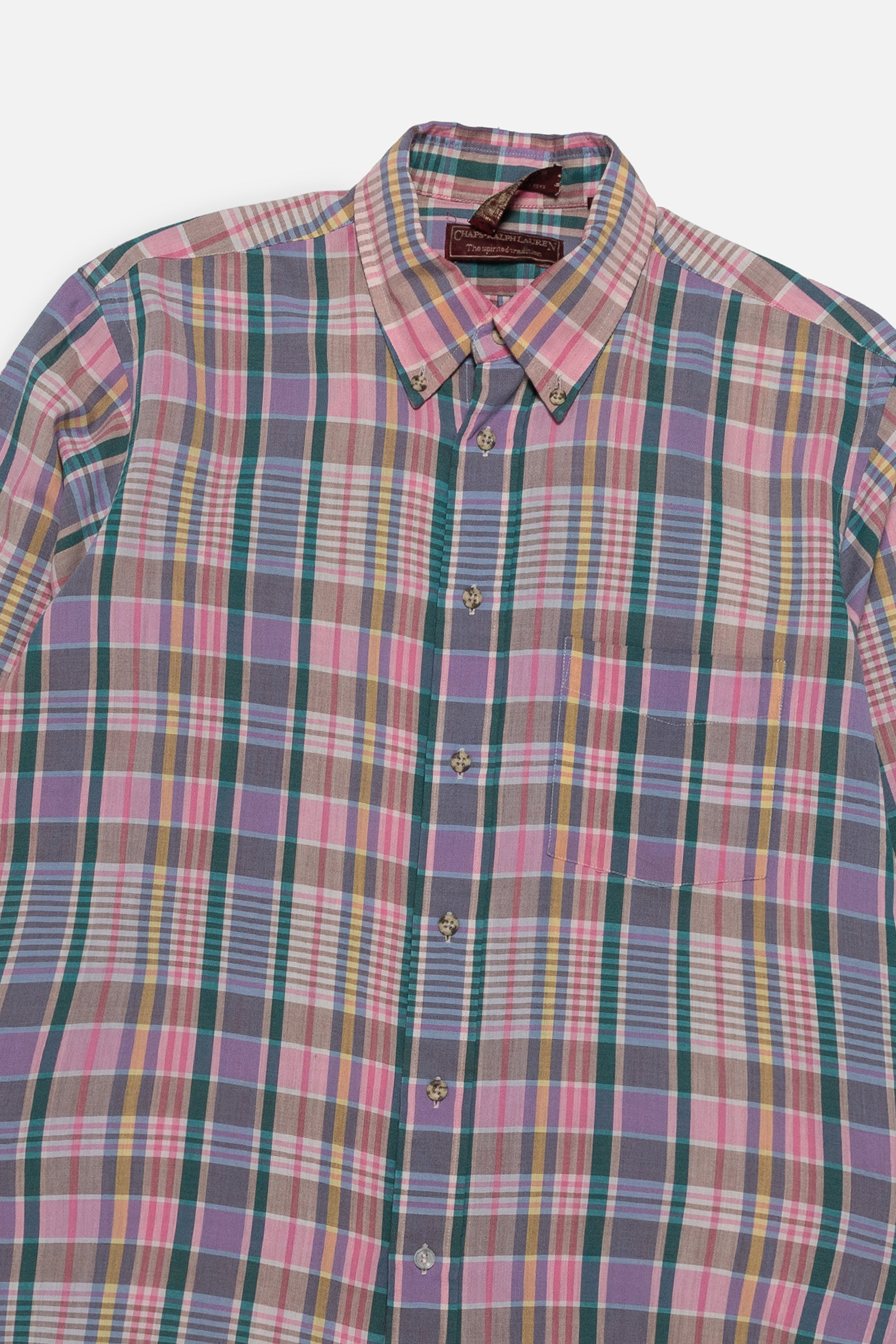 Vintage Plaid Ralph Lauren Button Down Shirt