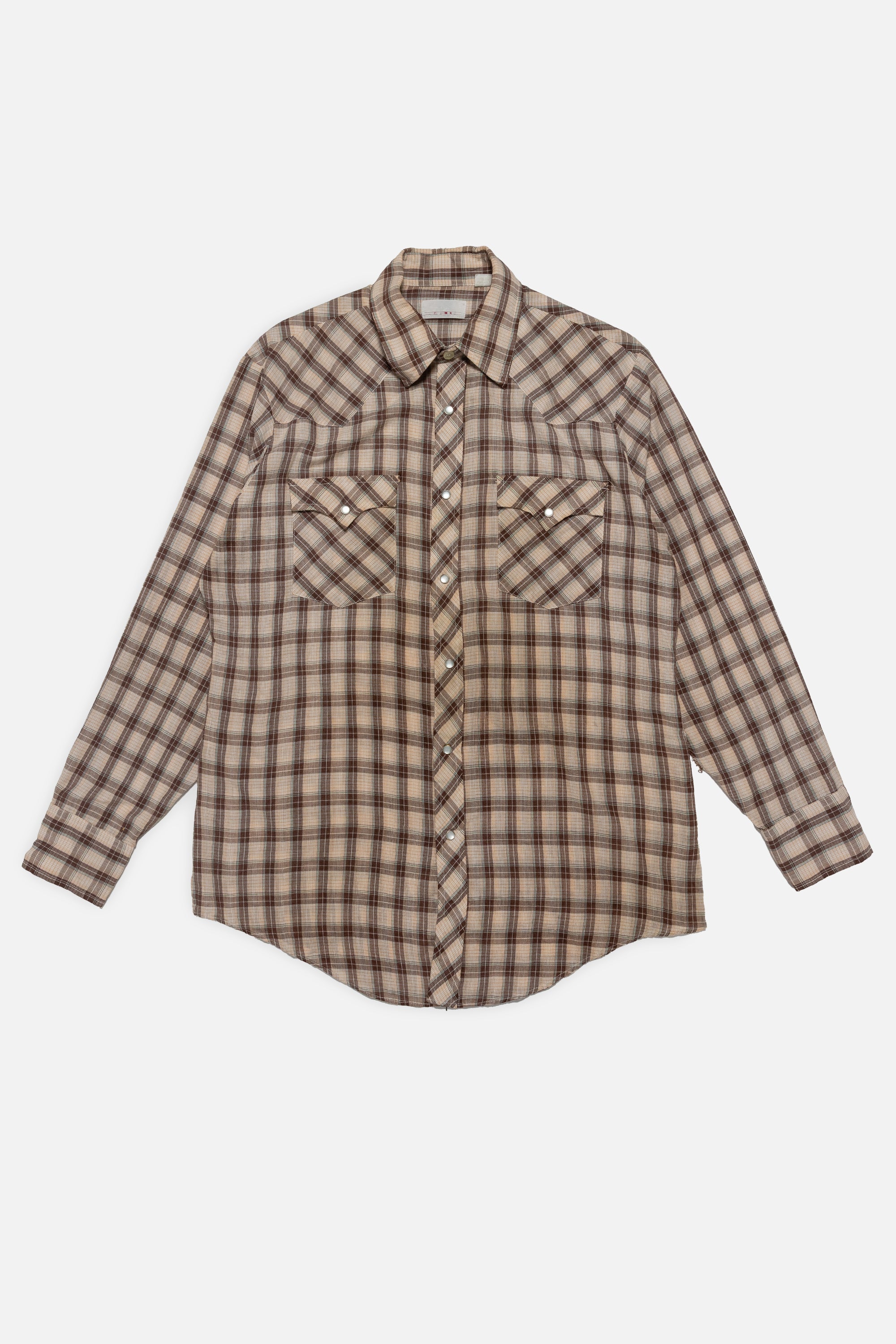 Vintage Plaid Button Down Shirt