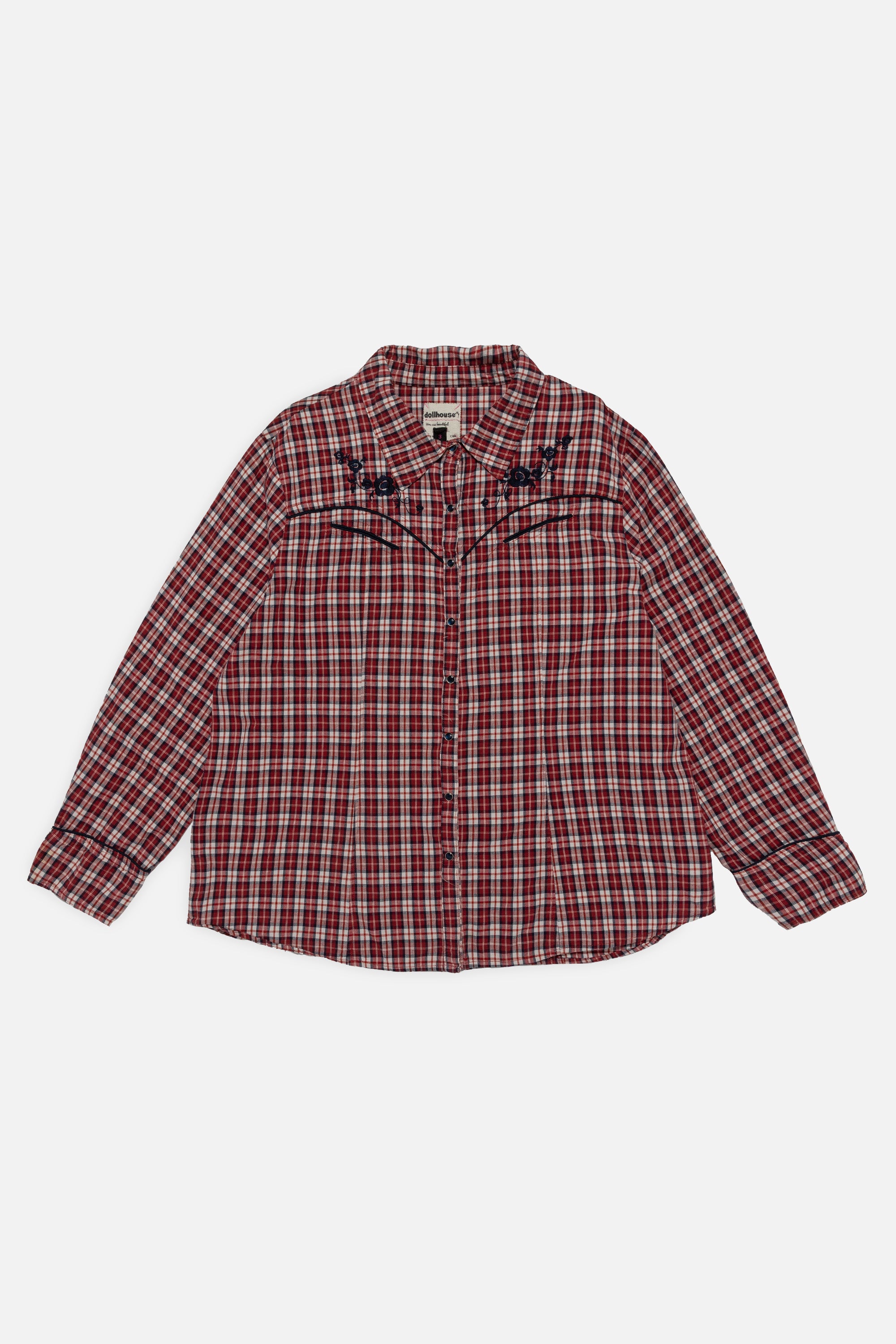 Vintage Plaid Button Down Shirt