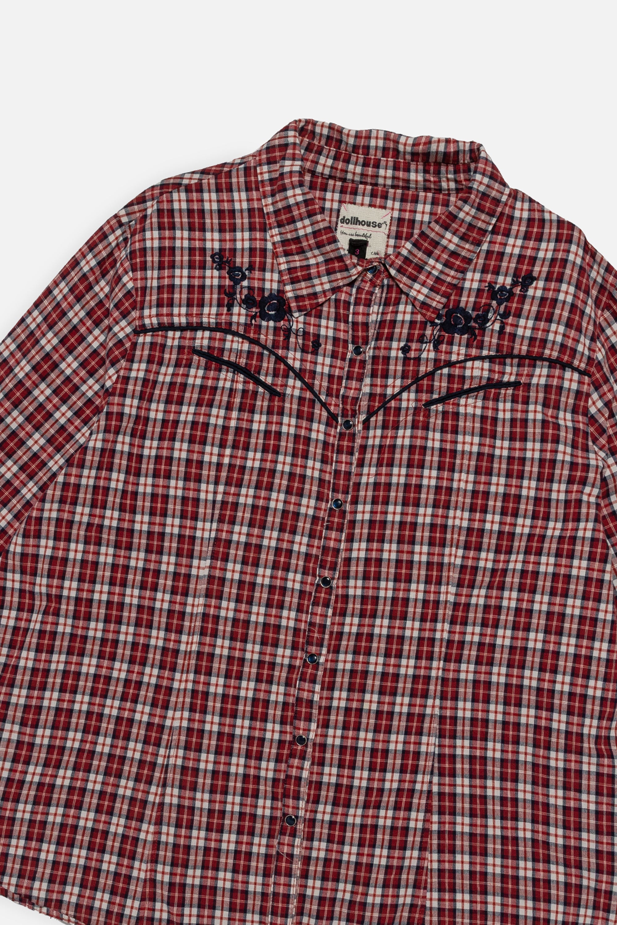 Vintage Plaid Button Down Shirt