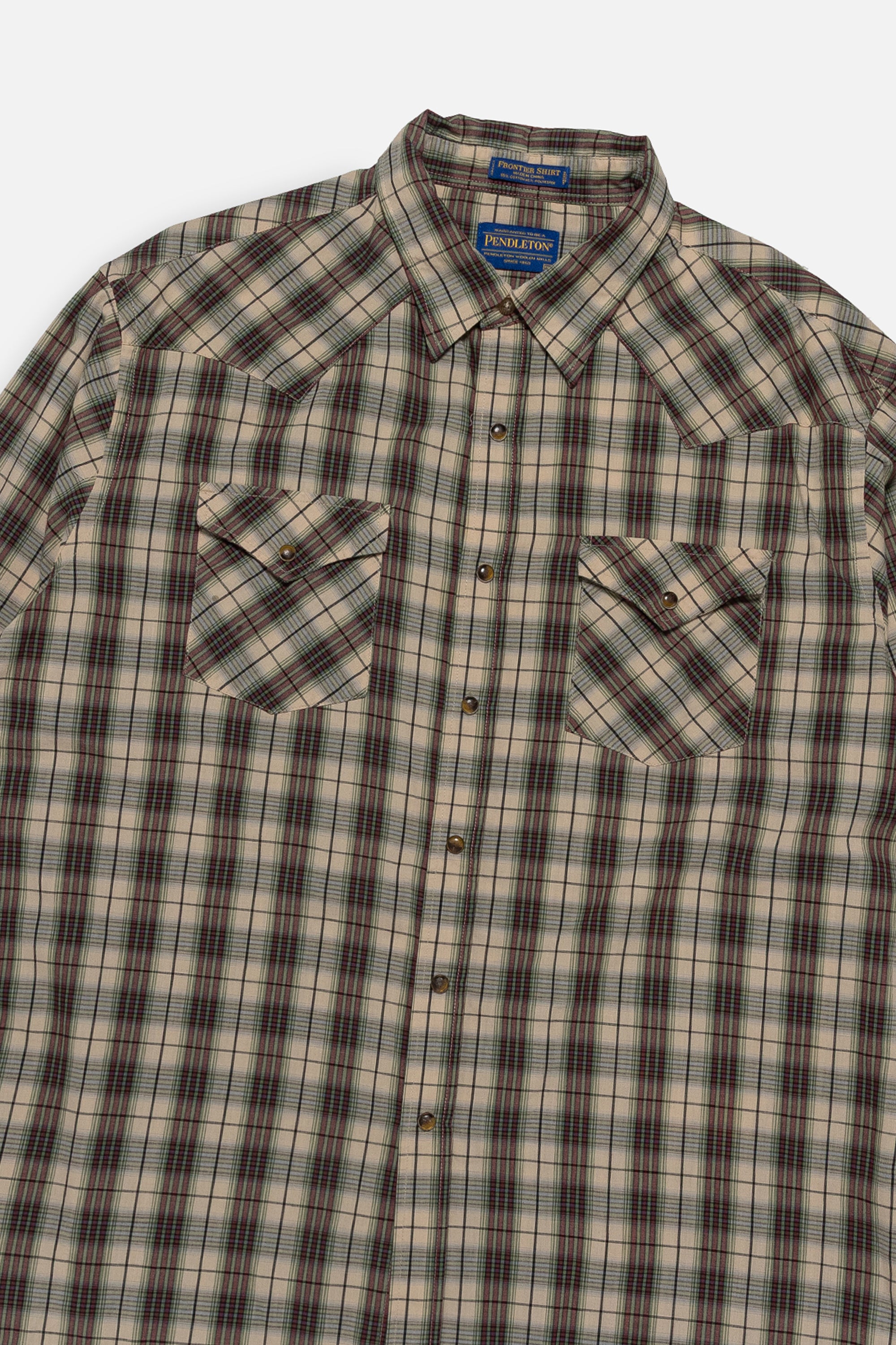 Vintage Plaid Button Down Shirt