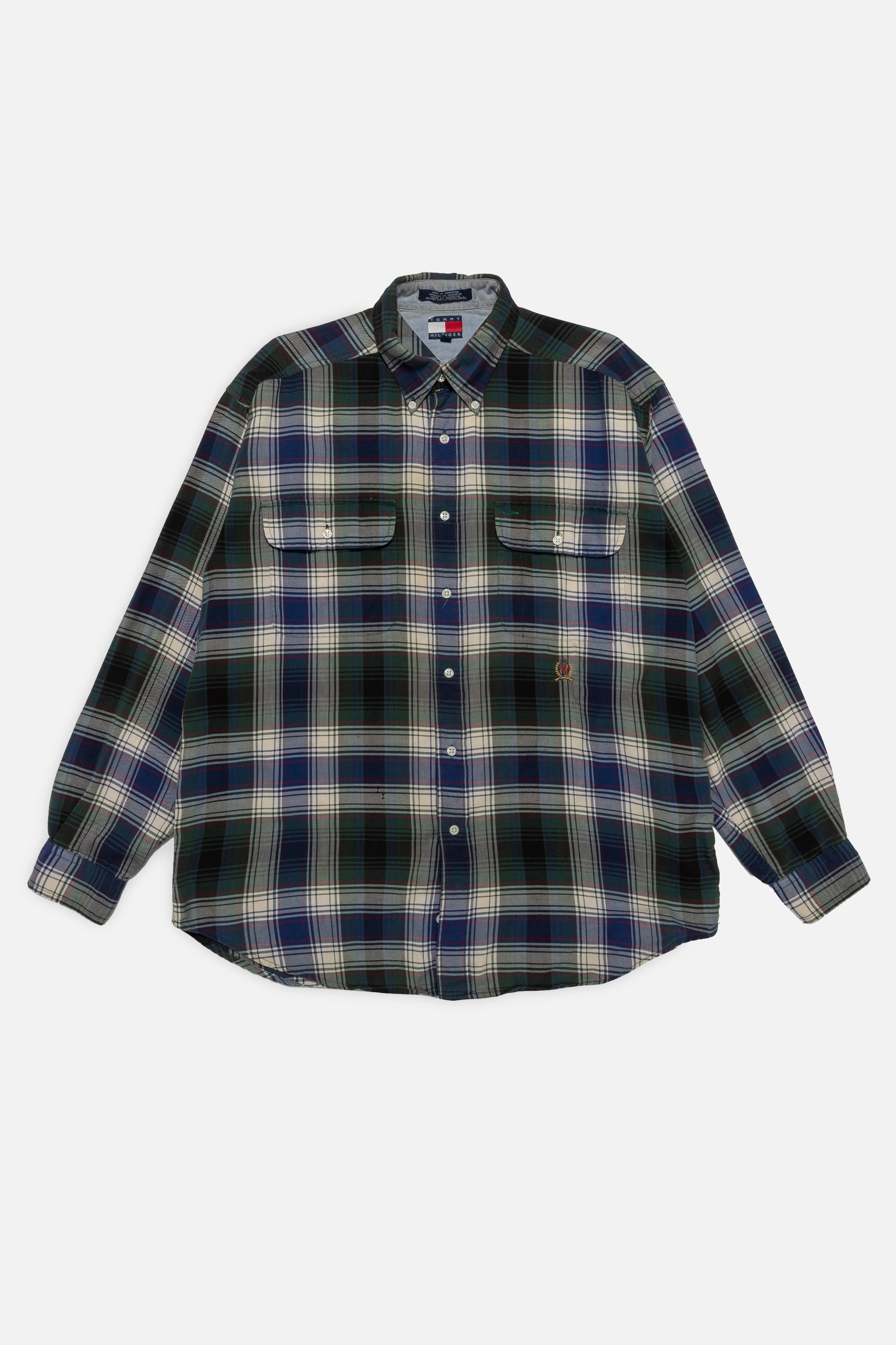 Vintage Tommy Hilfiger Plaid Button Down Shirt