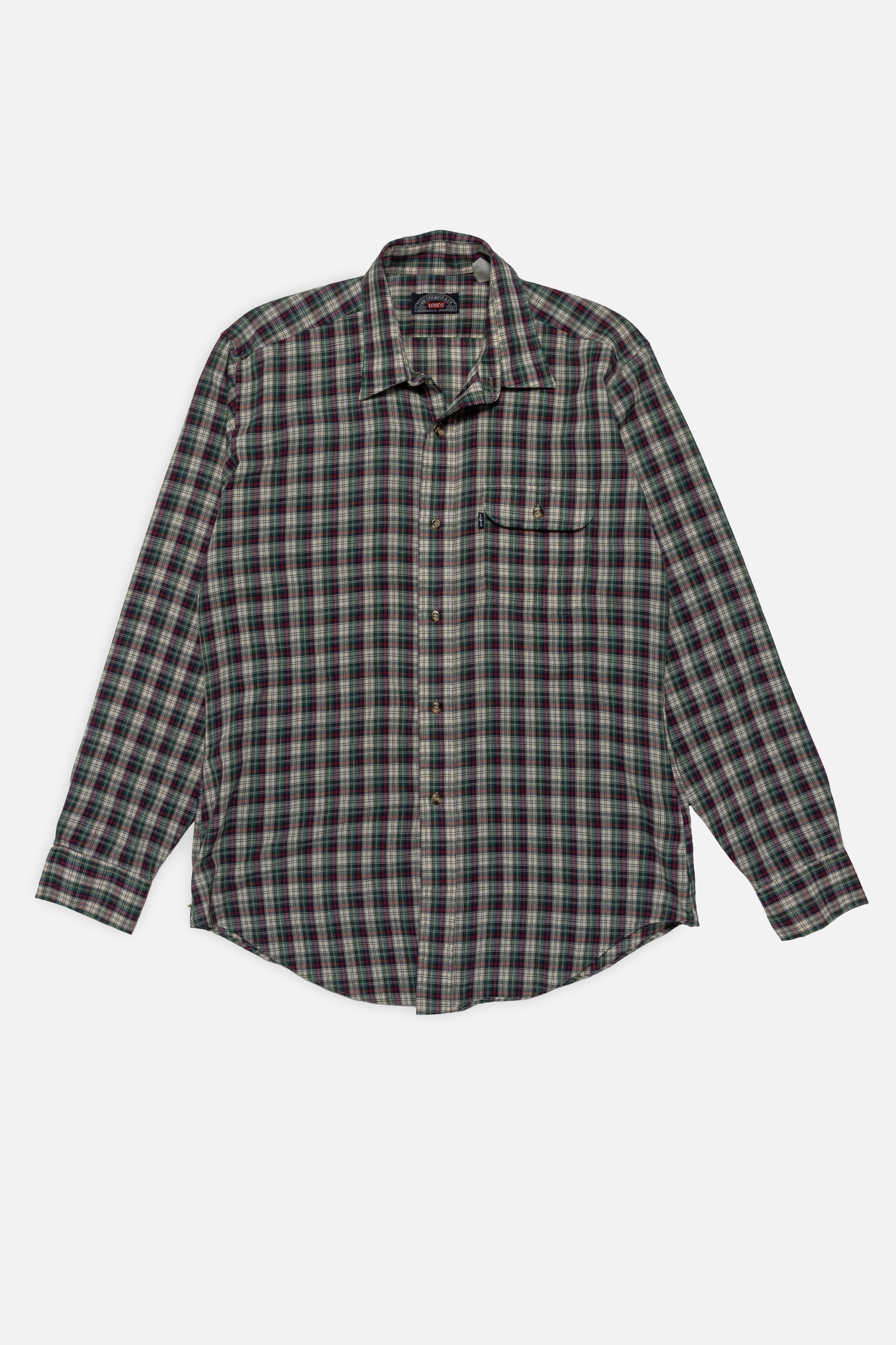 Vintage Levi's Plaid Button Down Shirt