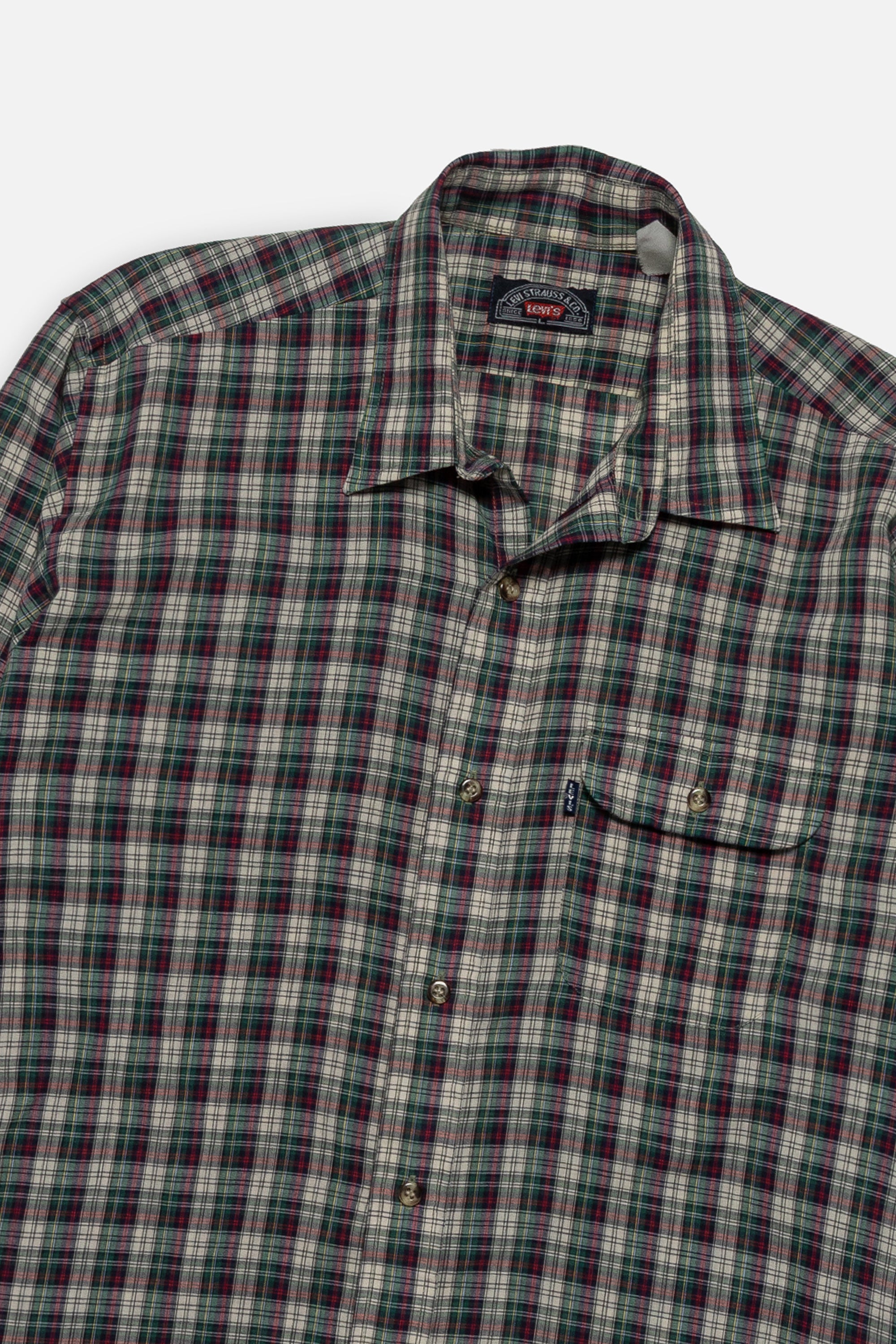 Vintage Levi's Plaid Button Down Shirt