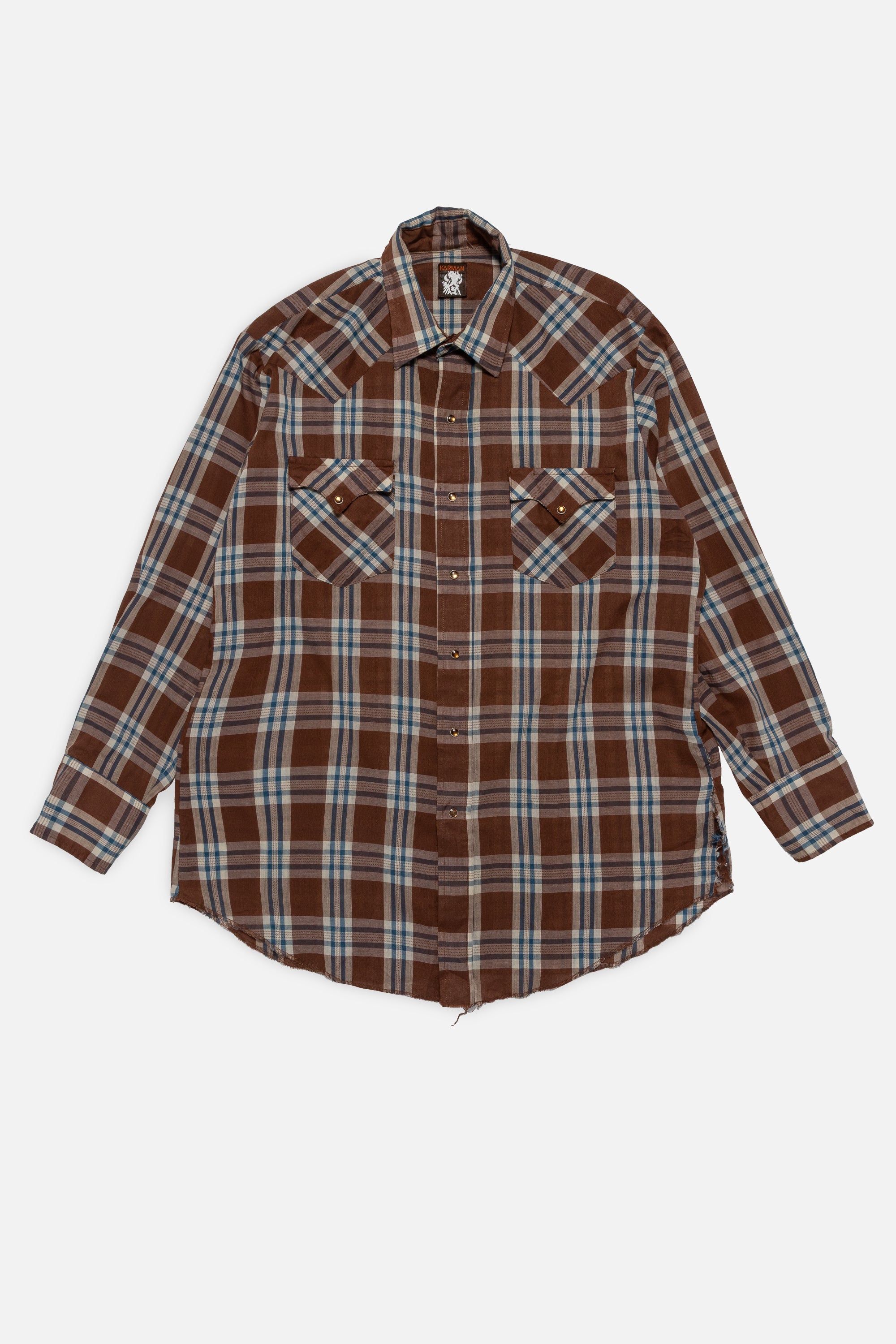 Vintage Plaid Button Down Shirt