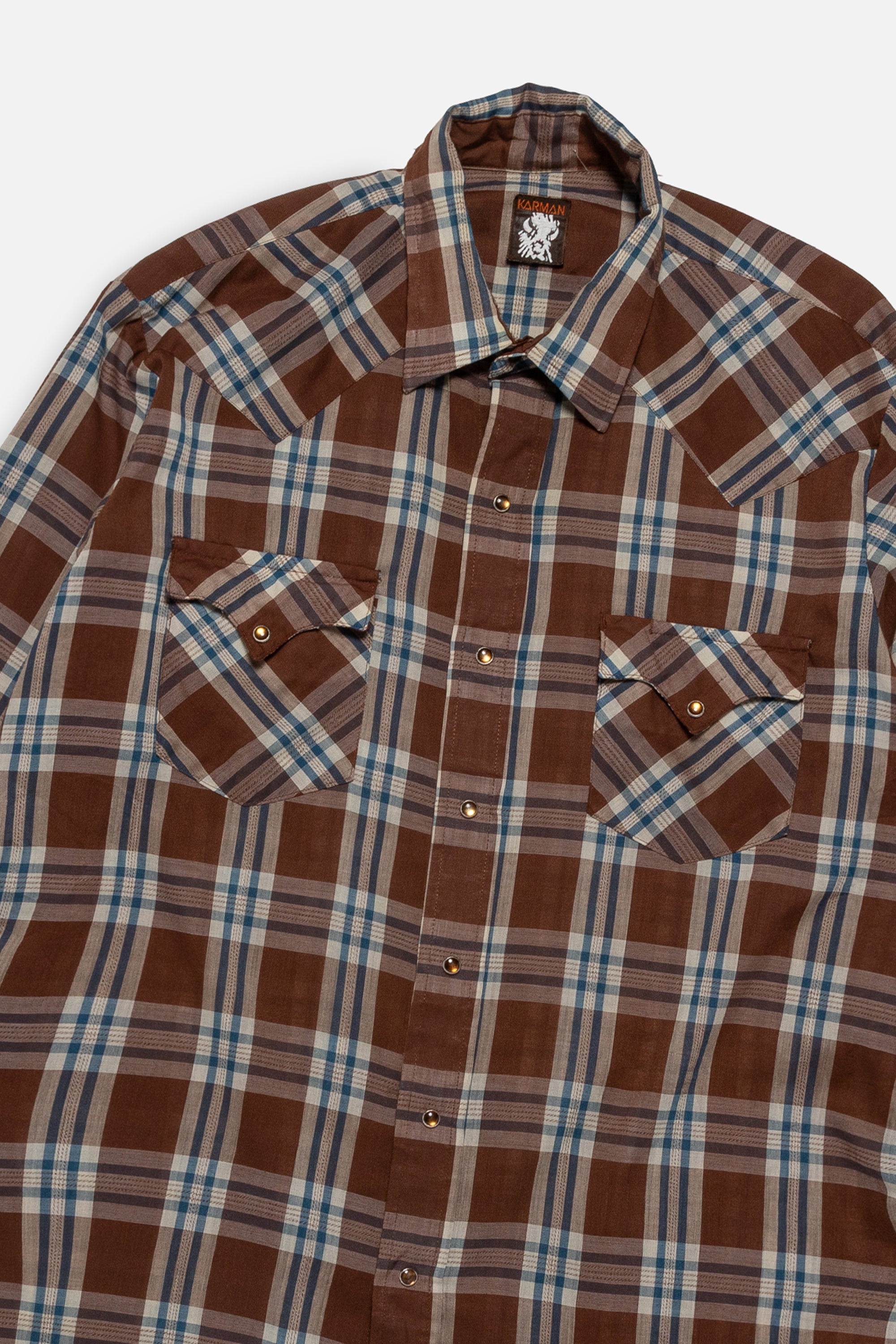 Vintage Plaid Button Down Shirt