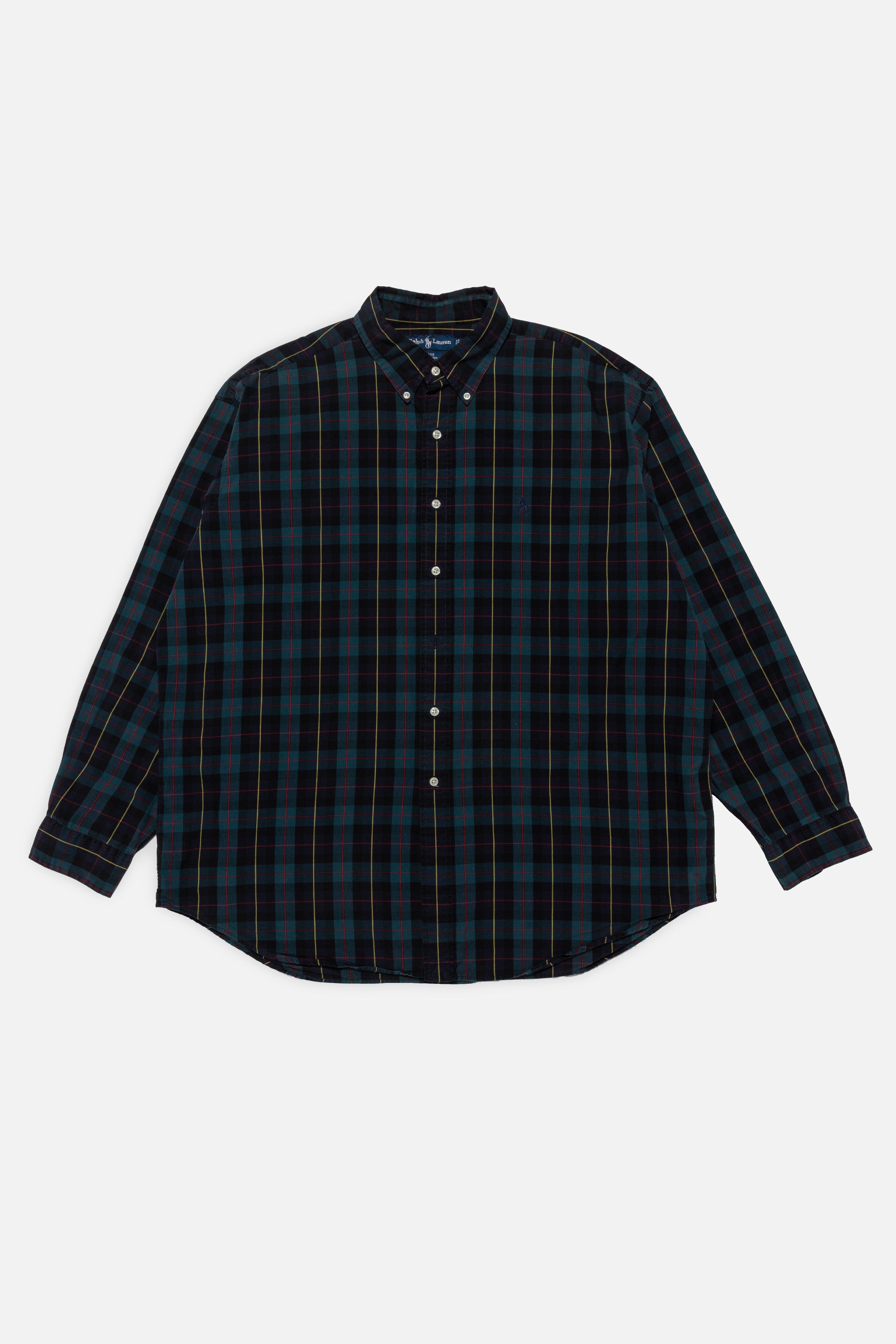Vintage Polo Plaid Button Down Shirt