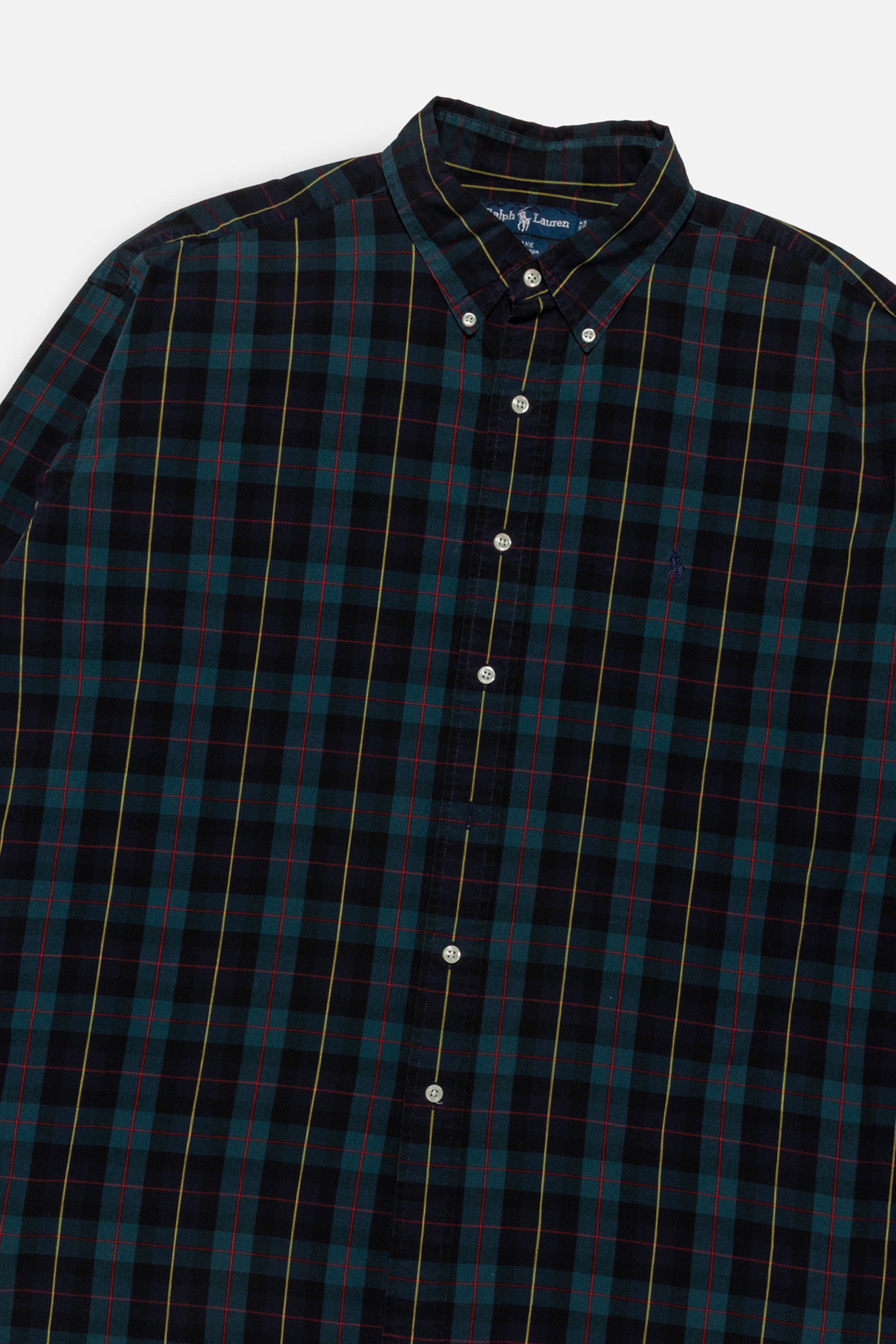 Vintage Polo Plaid Button Down Shirt