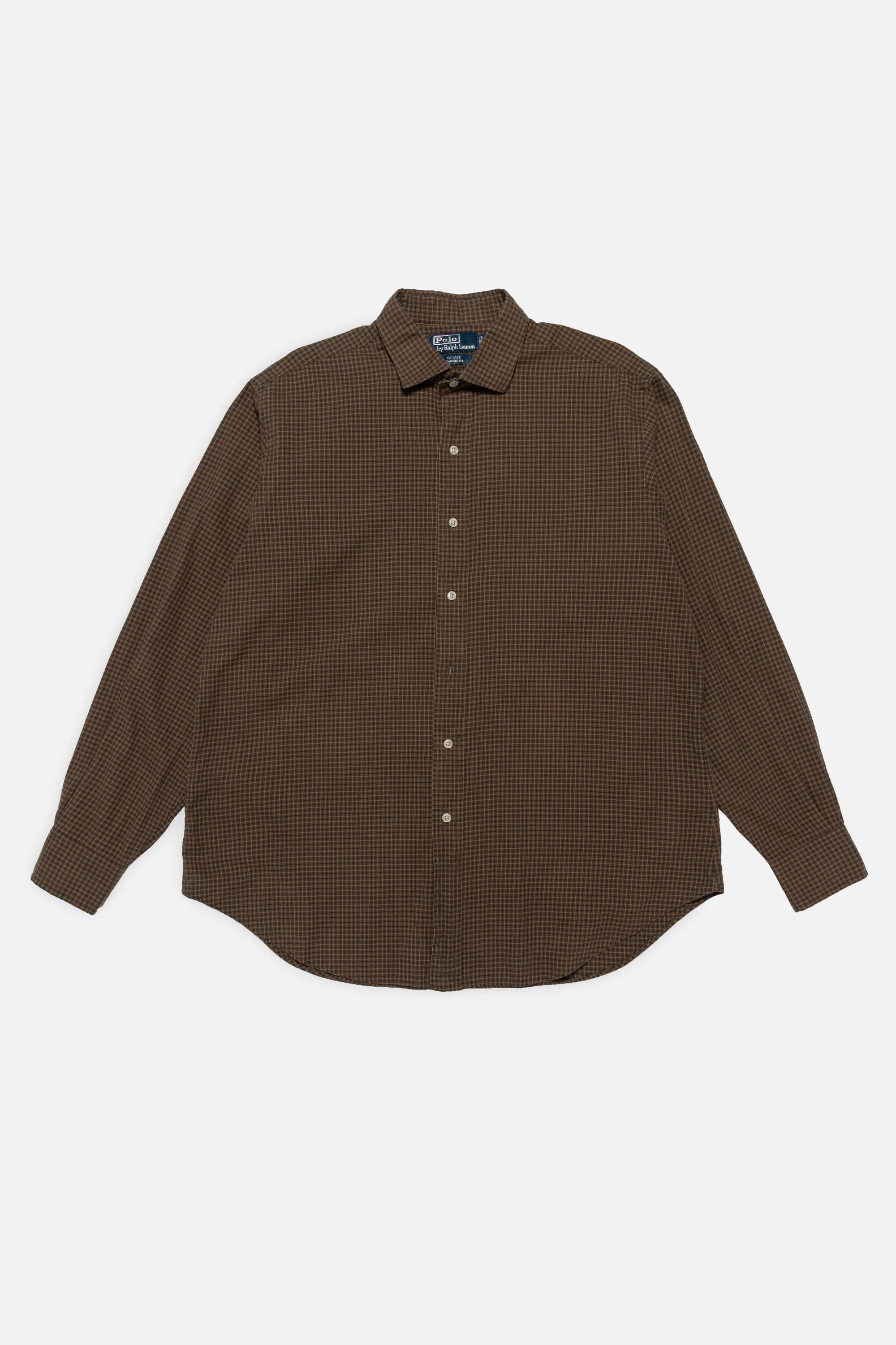 Vintage Polo Plaid Button Down Shirt