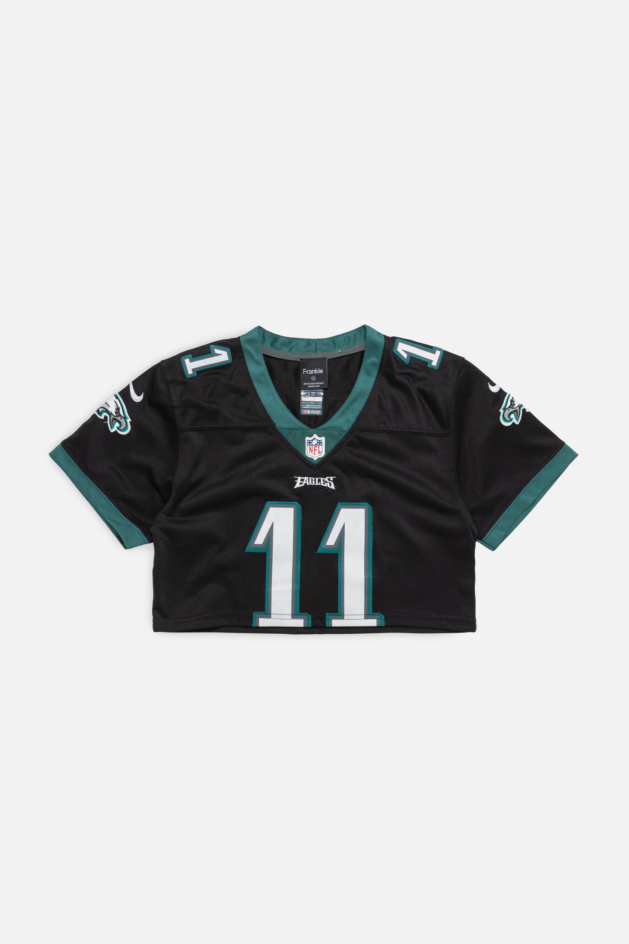 Rework Philadelphia Eagles Crop Jersey