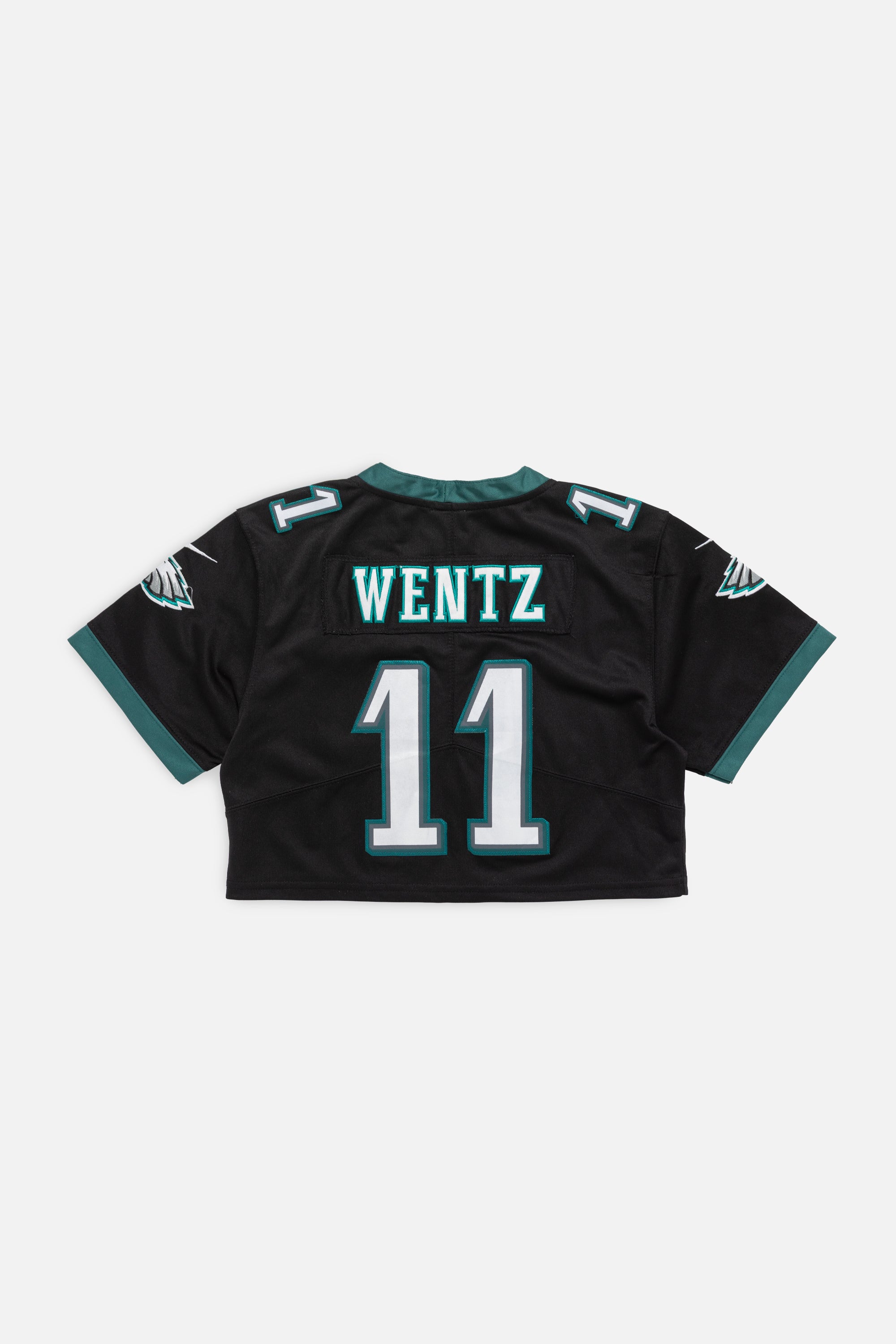 Rework Philadelphia Eagles Crop Jersey