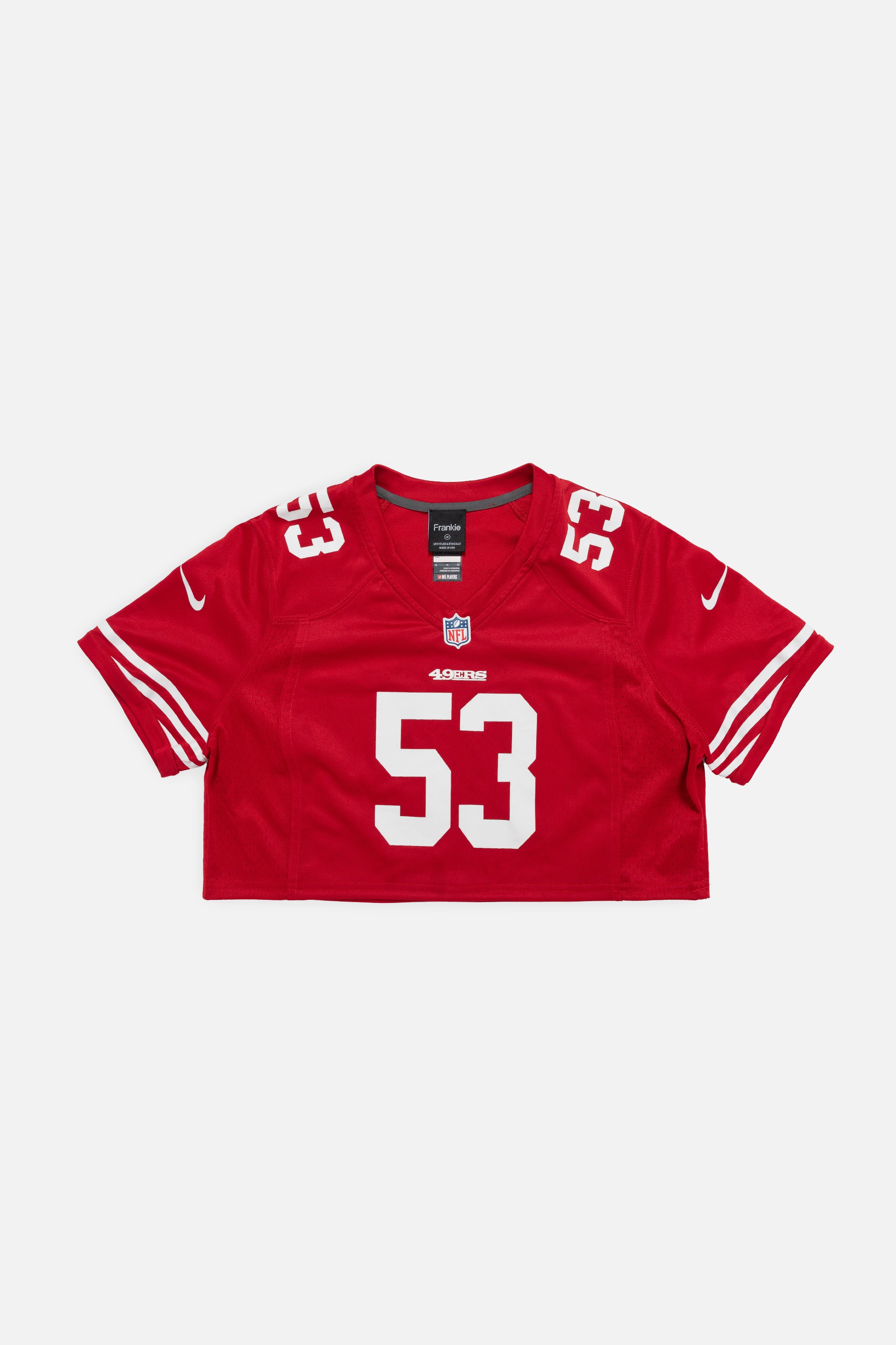 Rework San Francisco 49ers Crop Jersey