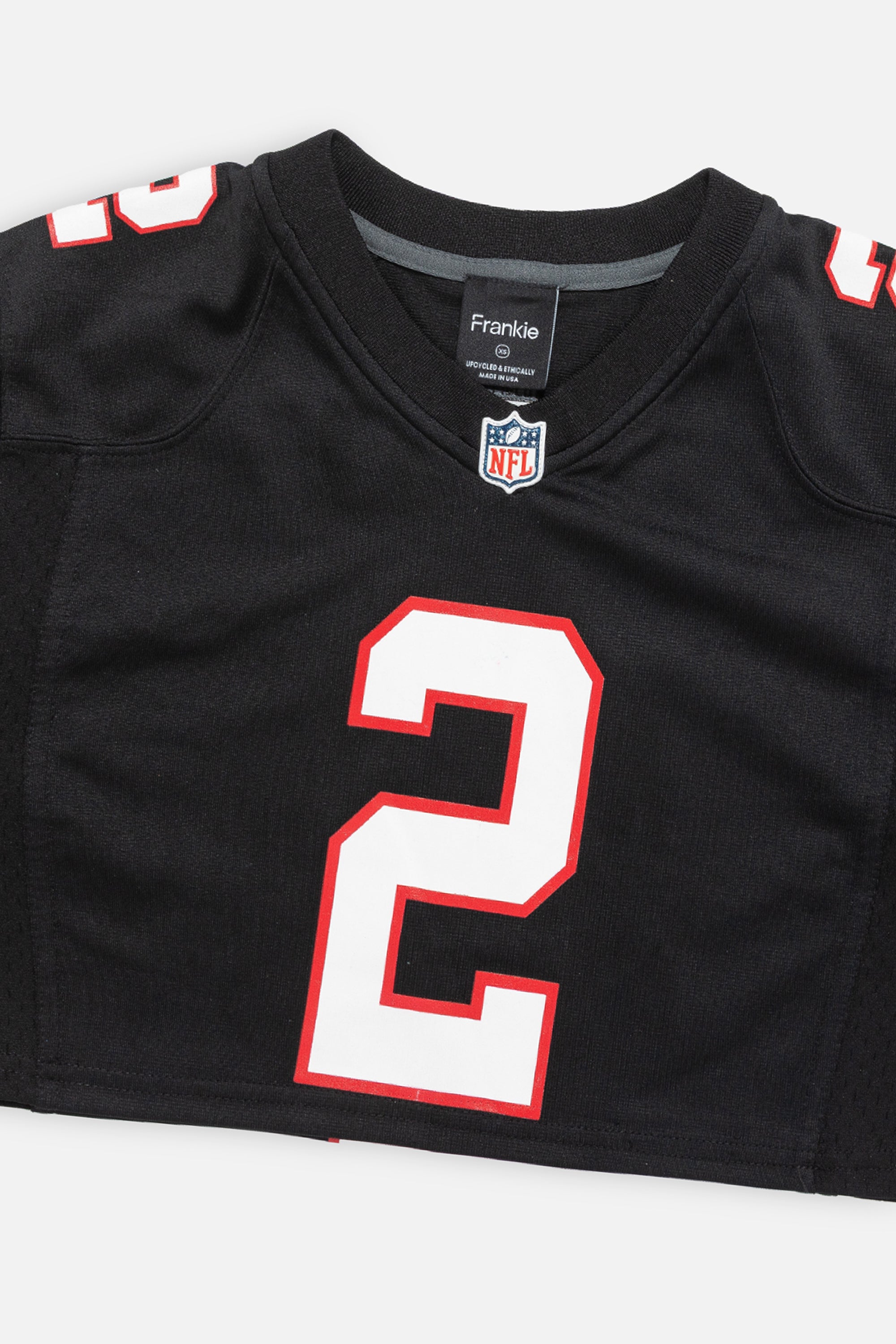 Rework Atlanta Falcons Crop Jersey