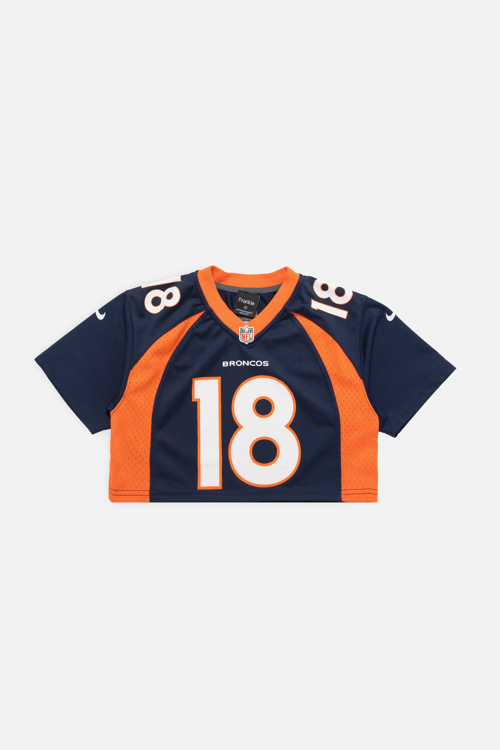 Rework Denver Broncos Crop Jersey