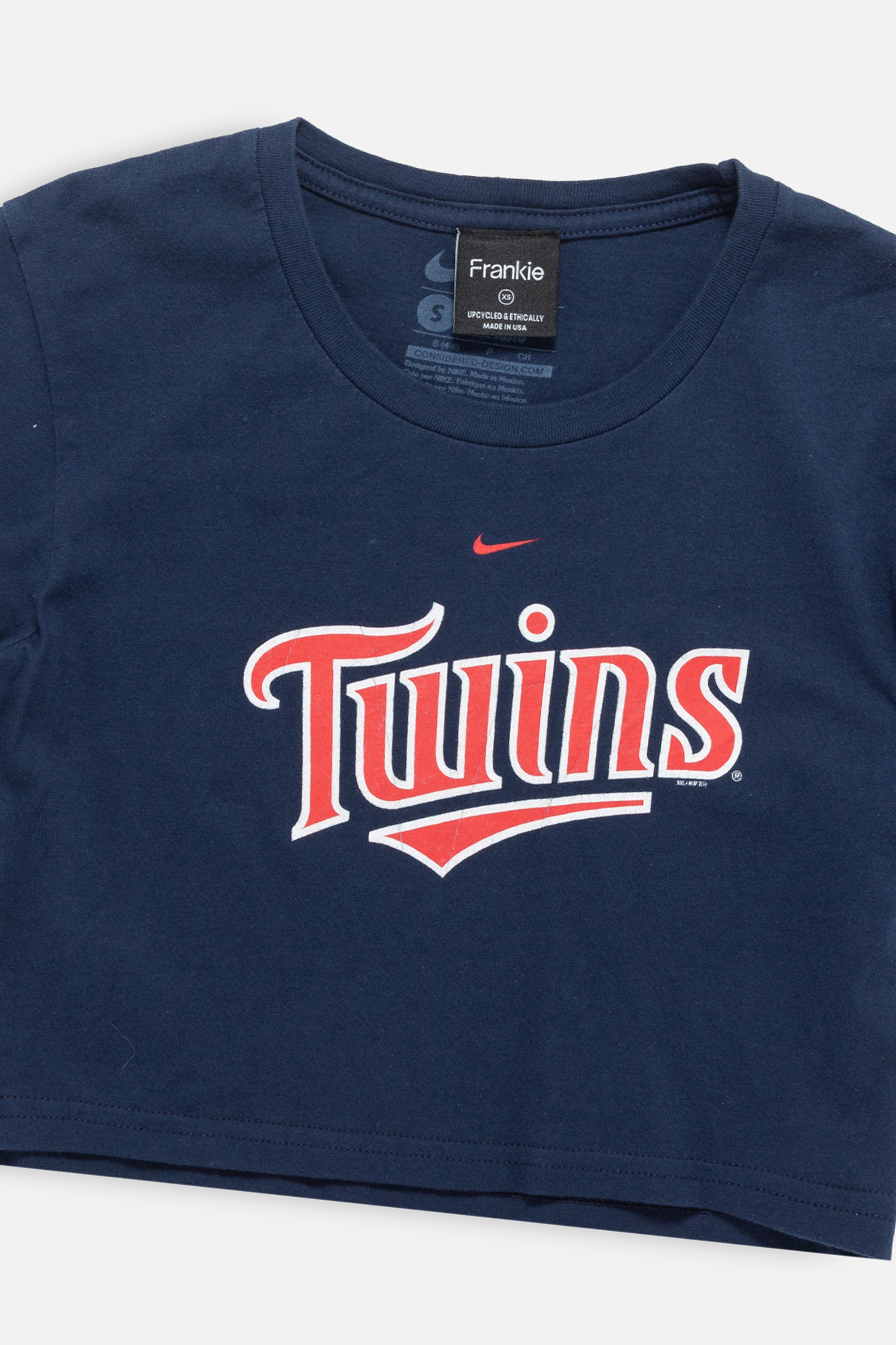 Rework Minnesota Twins Crop Tee