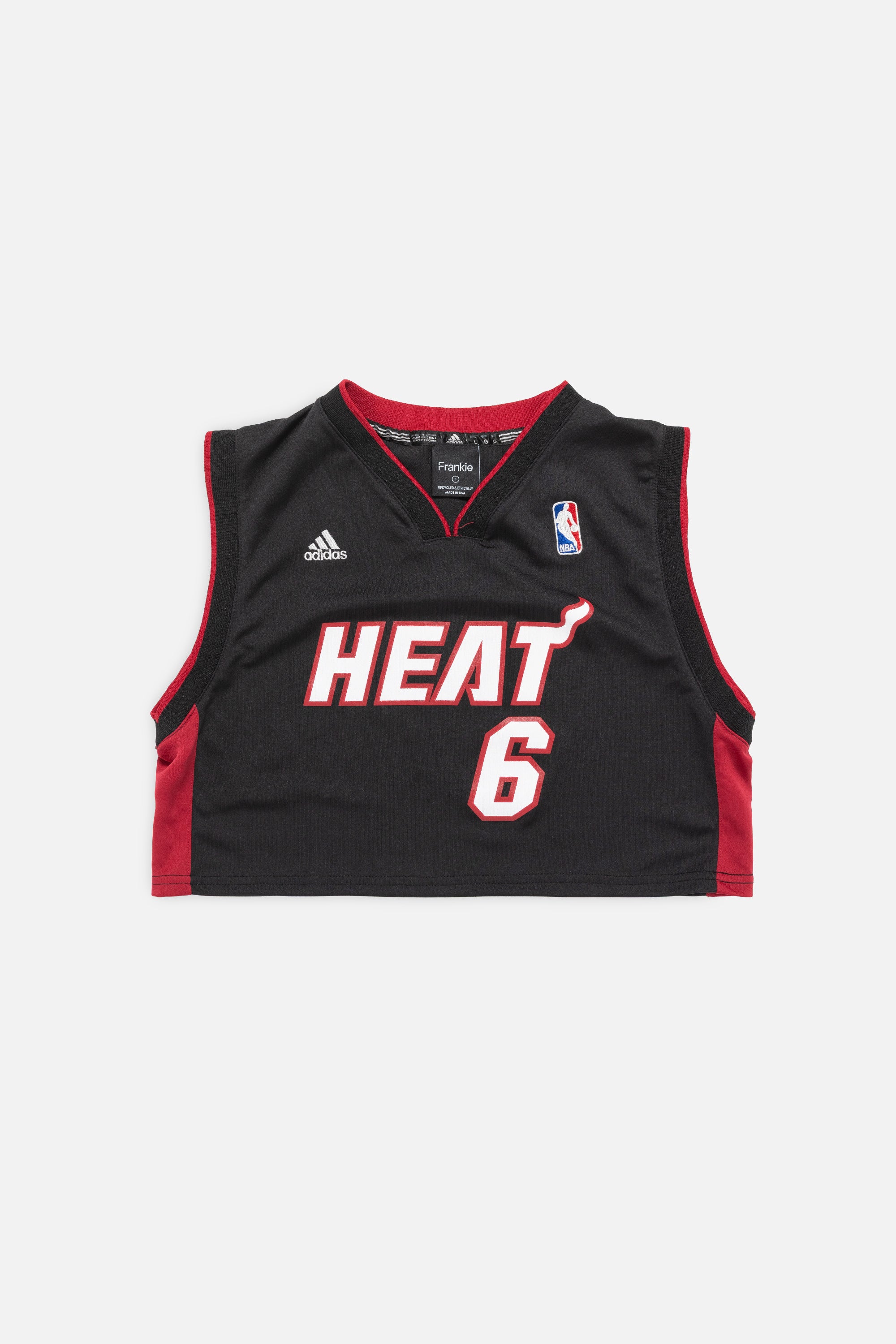 Rework Miami Heat Crop Jersey