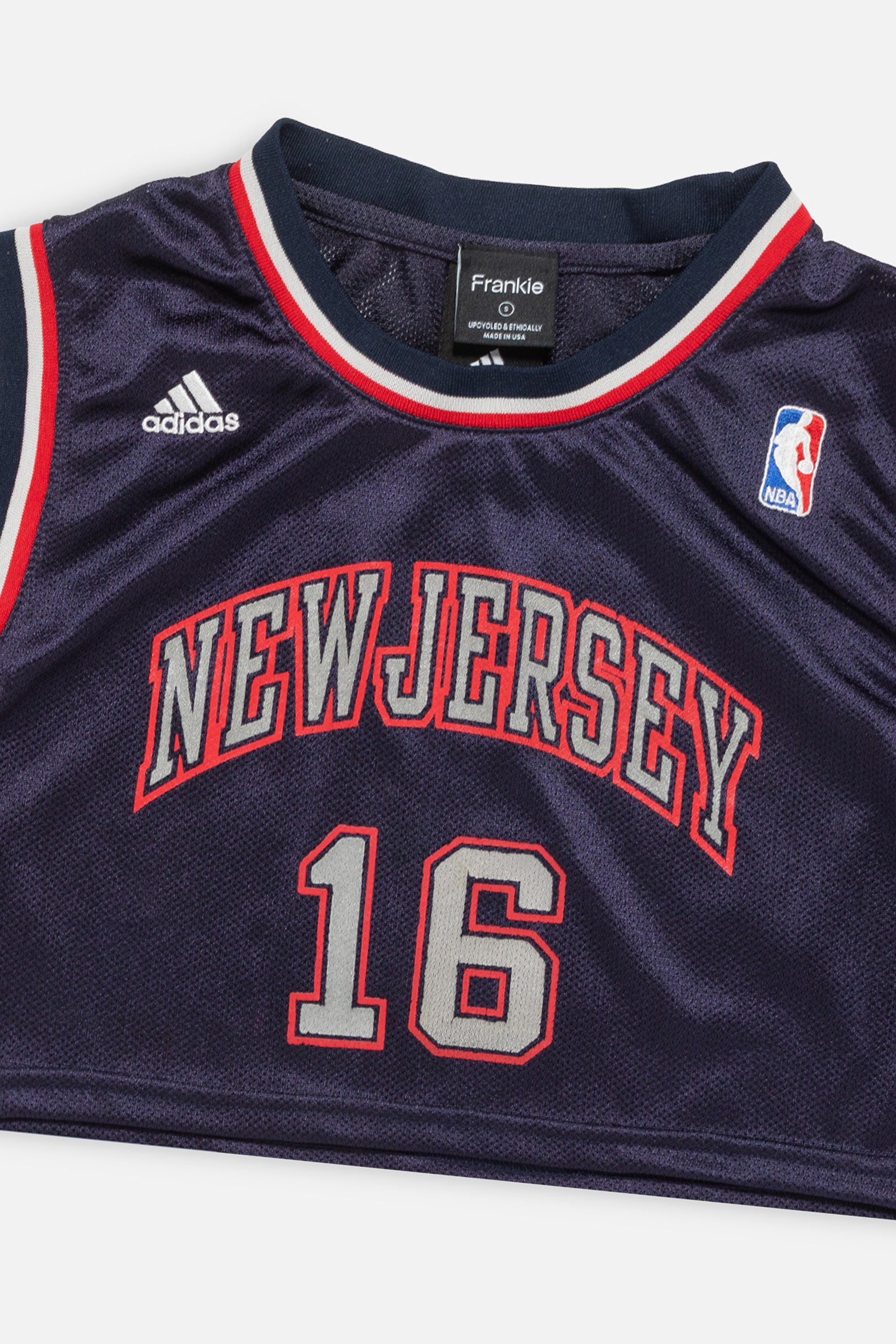 Rework New Jersey Nets Crop Jersey
