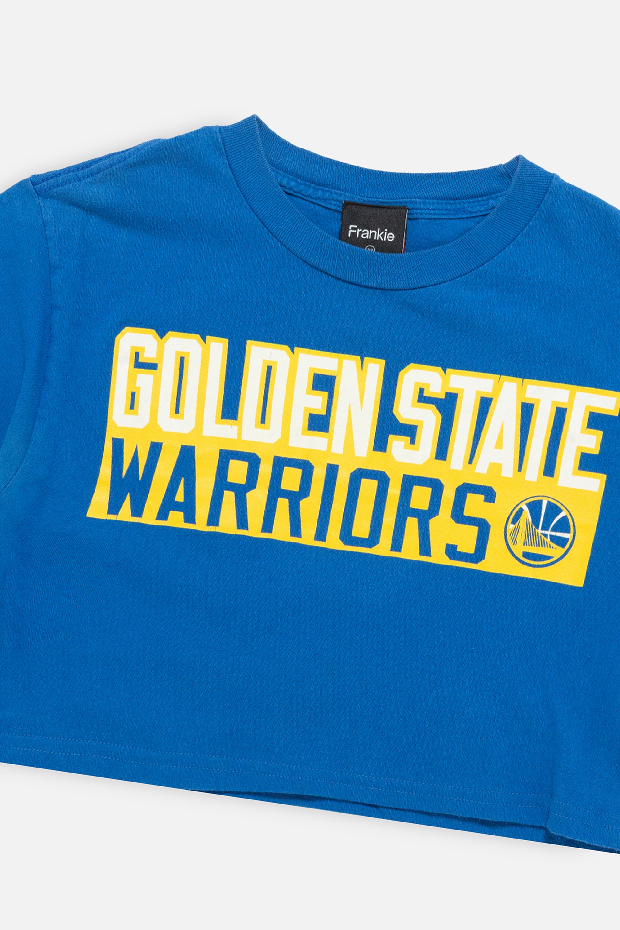Rework Golden State Warriors Crop Tee