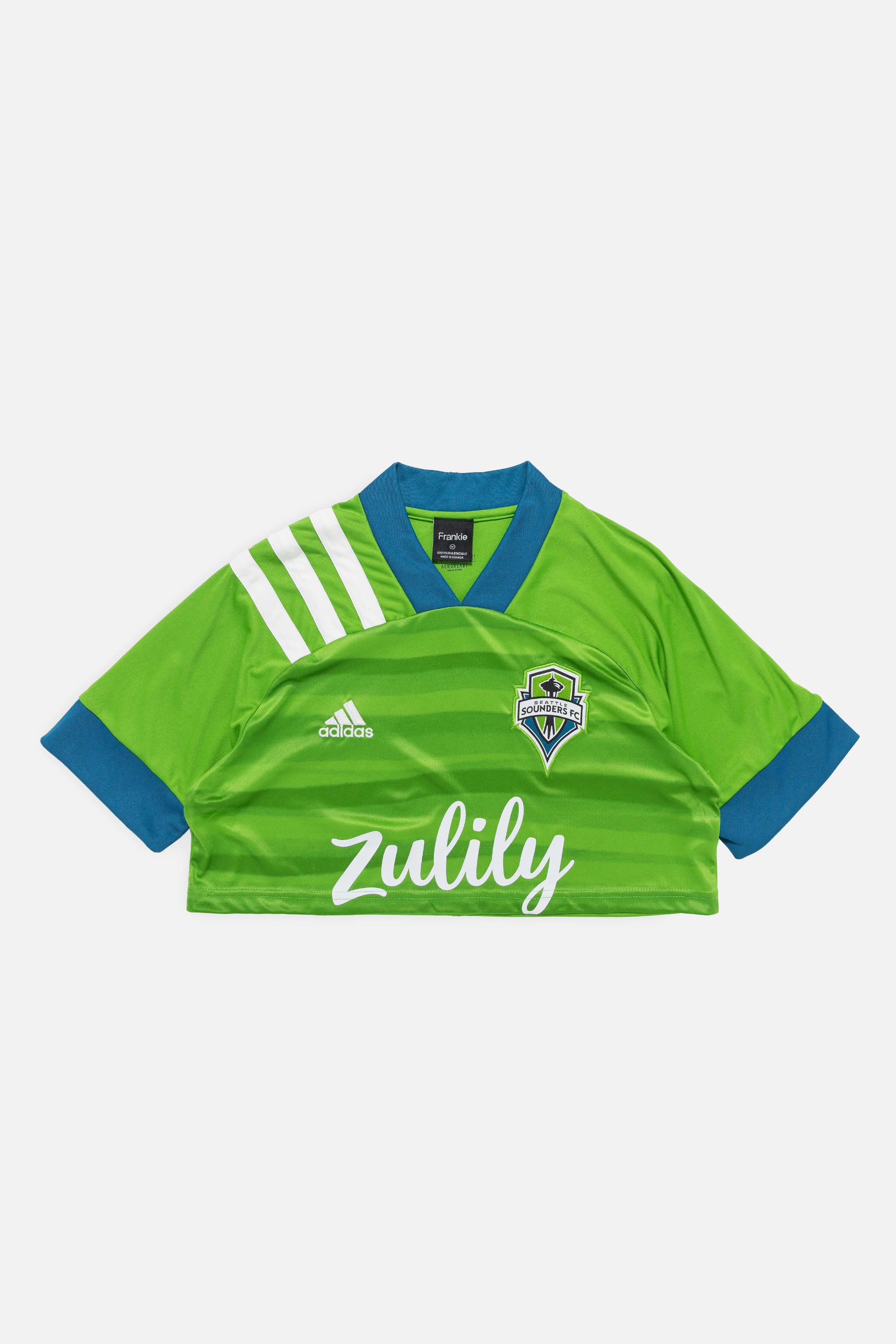 Rework Seattle Sounders Crop Jersey-Adidas-Frankie Collective-Rework-Vintage-Streetwear