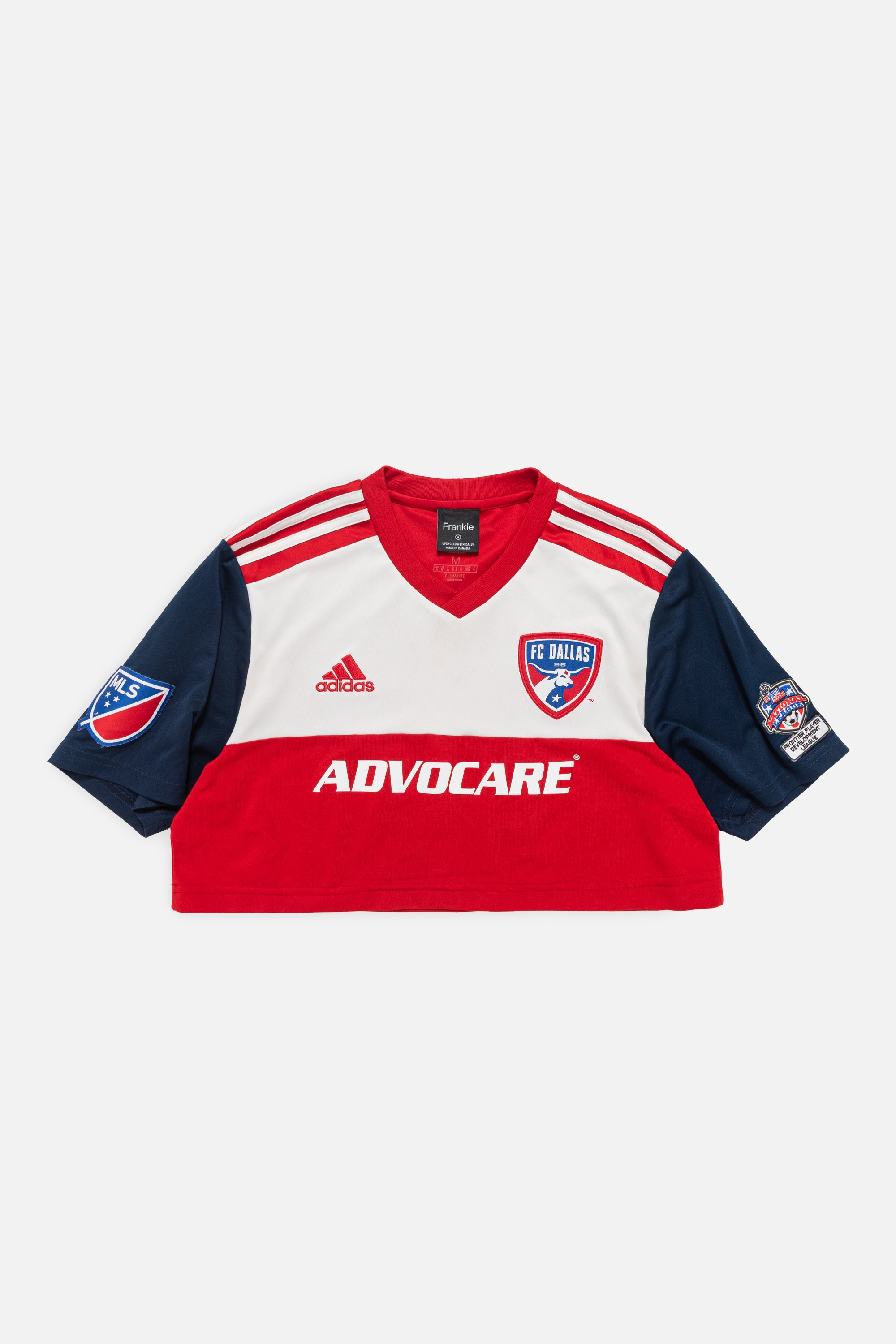 Rework FC Dallas Crop Jersey-Adidas-Frankie Collective-Rework-Vintage-Streetwear