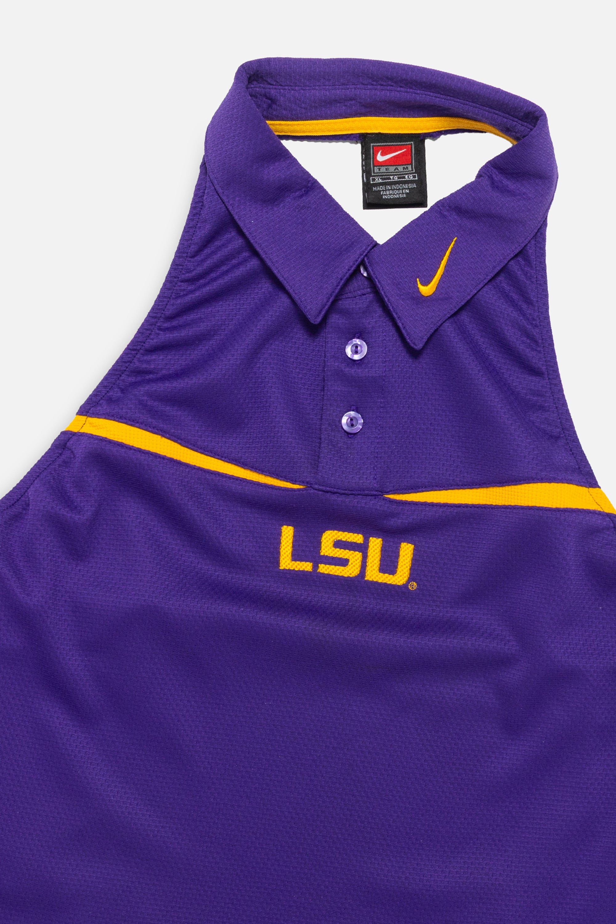 Rework LSU Tigers Halter Top