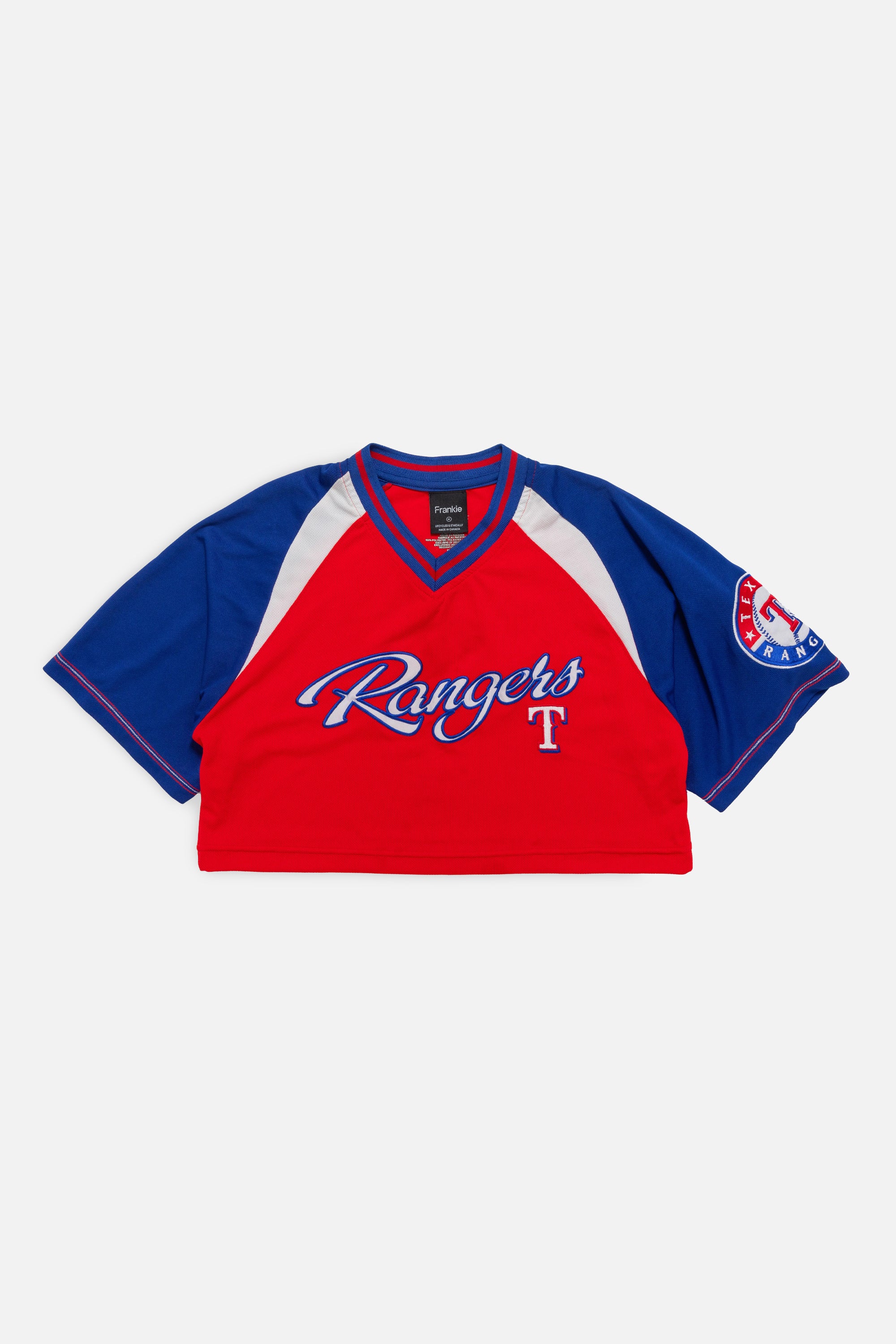 Rework Texas Rangers Crop Tee