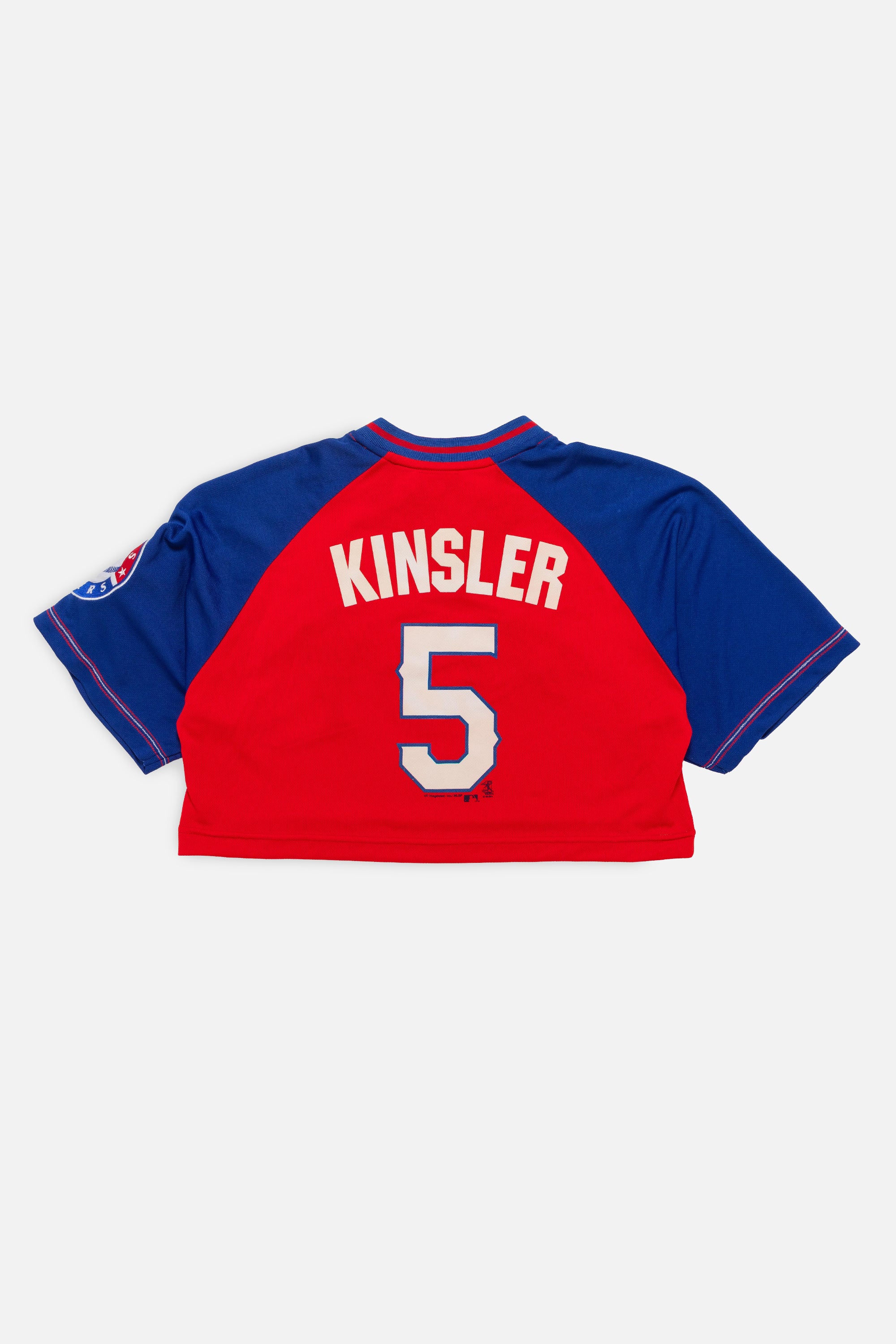 Rework Texas Rangers Crop Tee