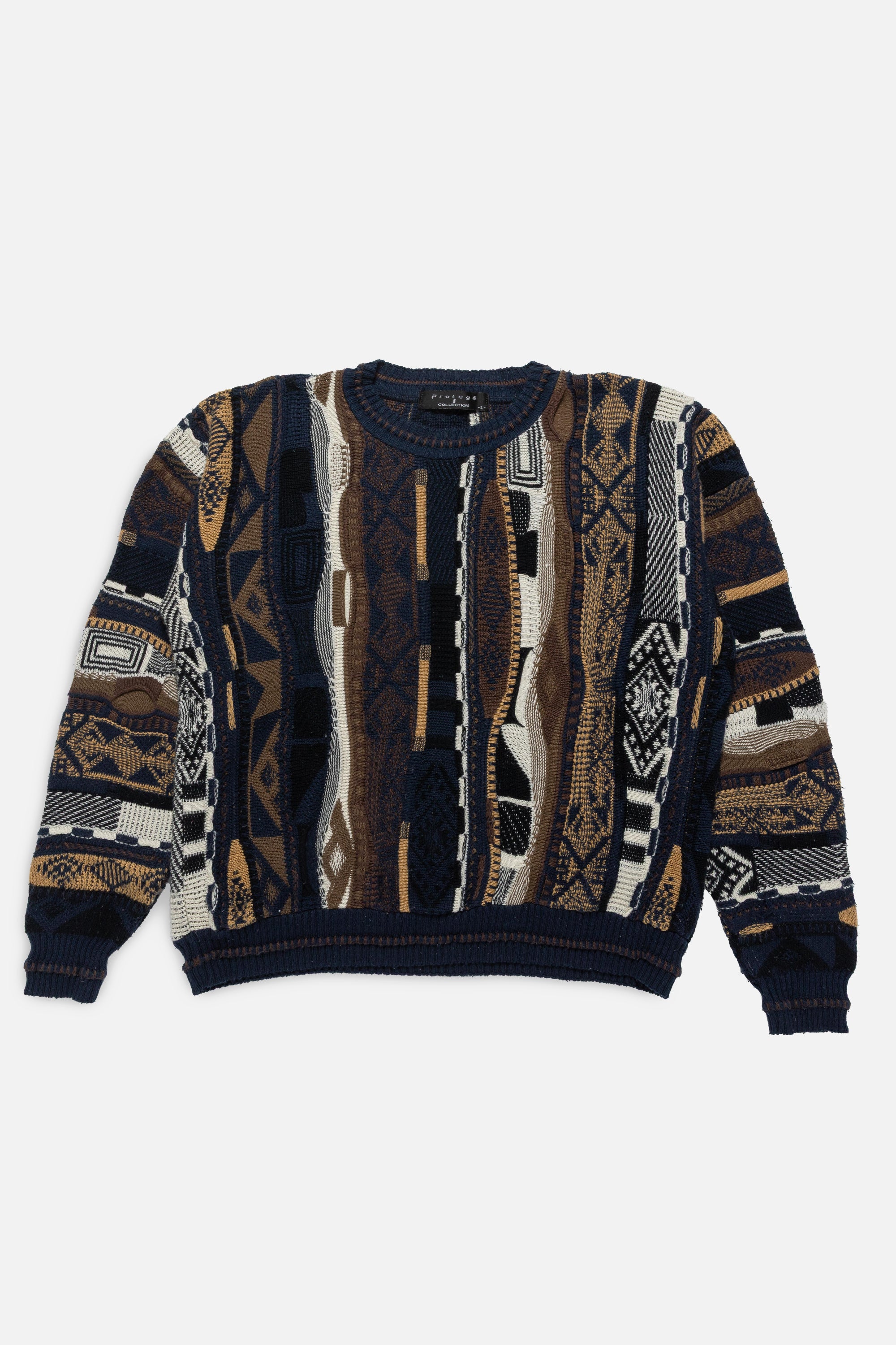 Vintage Coogi Style Knit Sweater