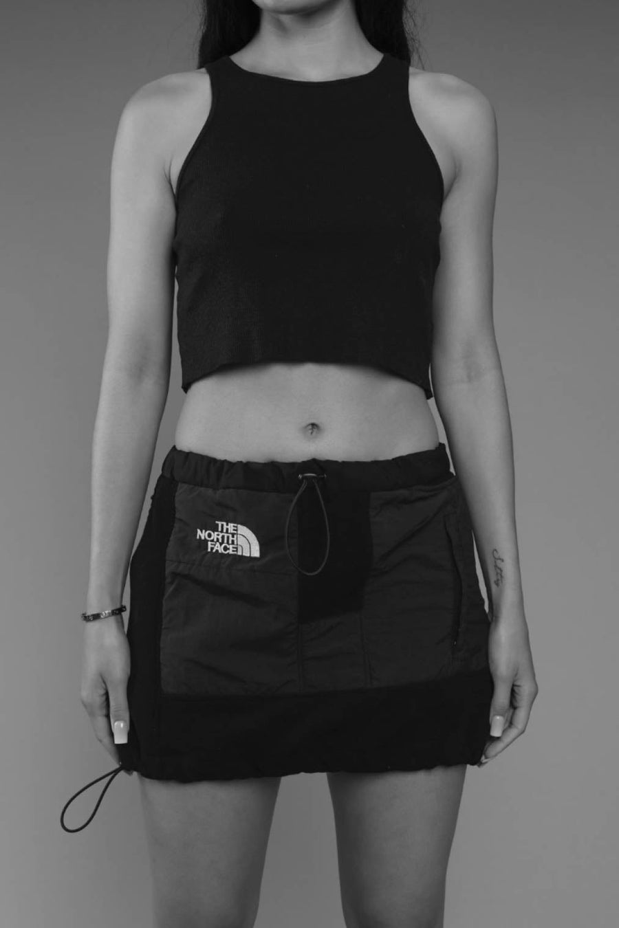 Frankie Collective Rework Branded Mini Skirt