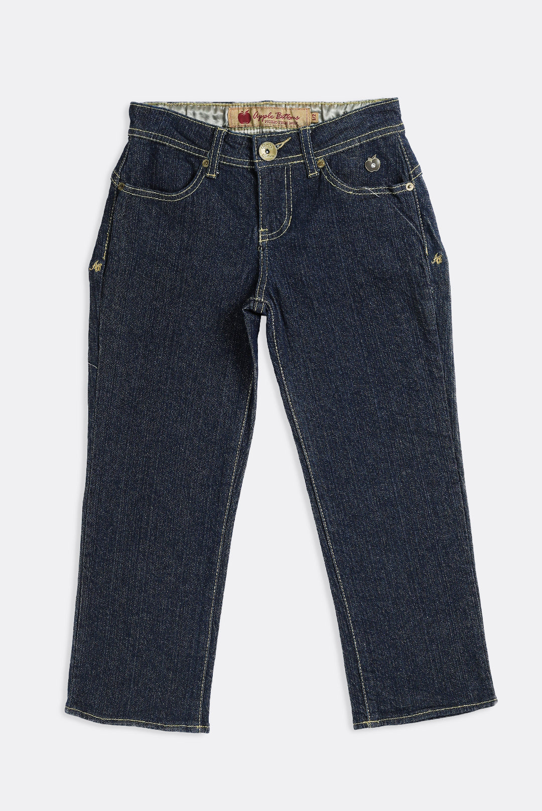 Deadstock Apple Bottom Classic Dark Wash Denim Capris - 25, 27-PANTS-apple bottoms-Frankie Collective